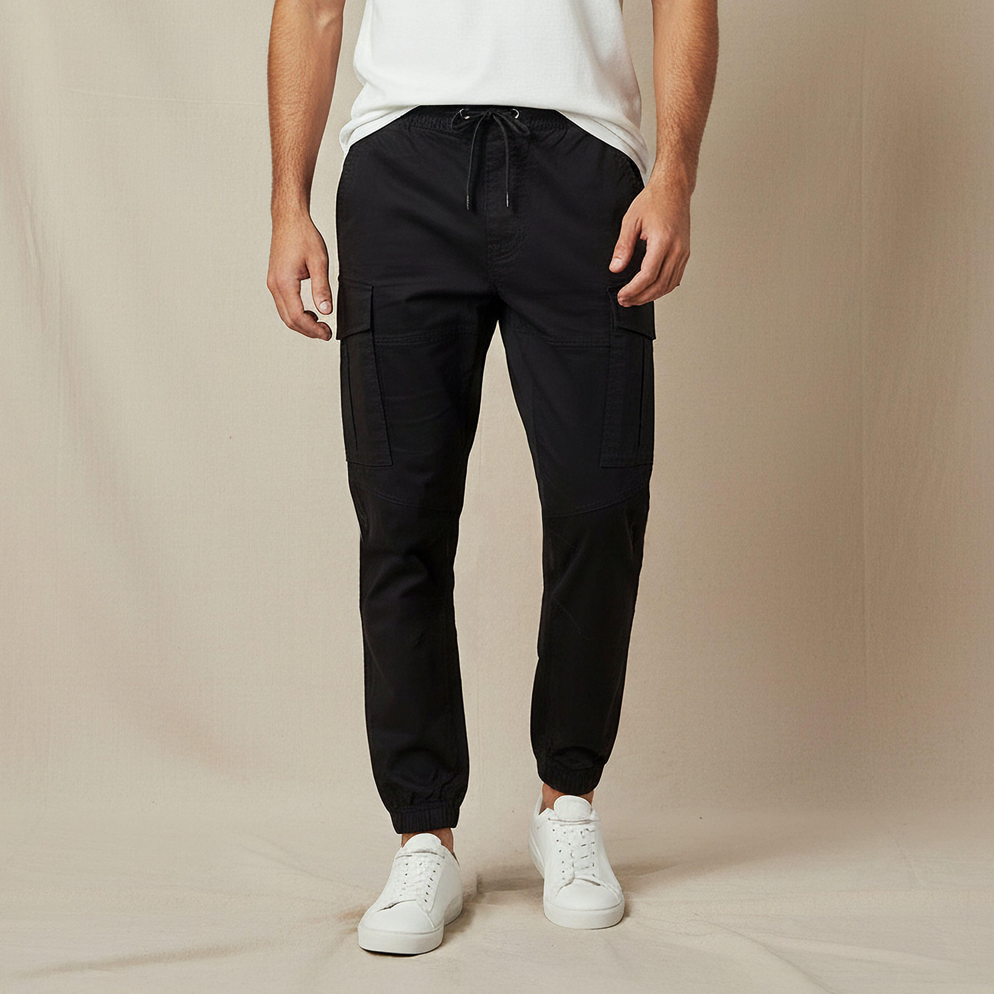 بنطلون كارجو رجالي بقصة ضيقة-men-clothing-bottoms-joggers-image-5