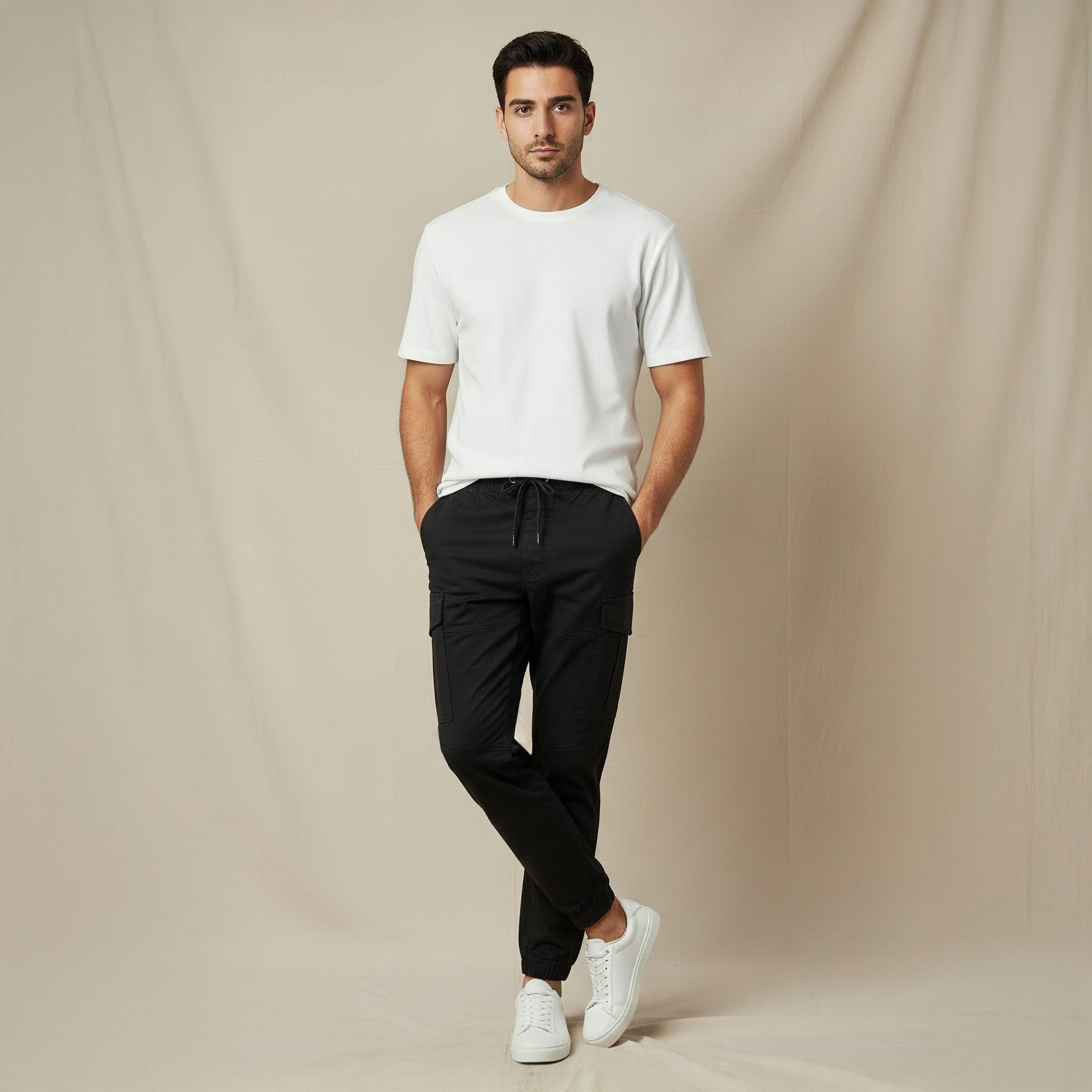 بنطلون كارجو رجالي بقصة ضيقة-men-clothing-bottoms-joggers-image-4