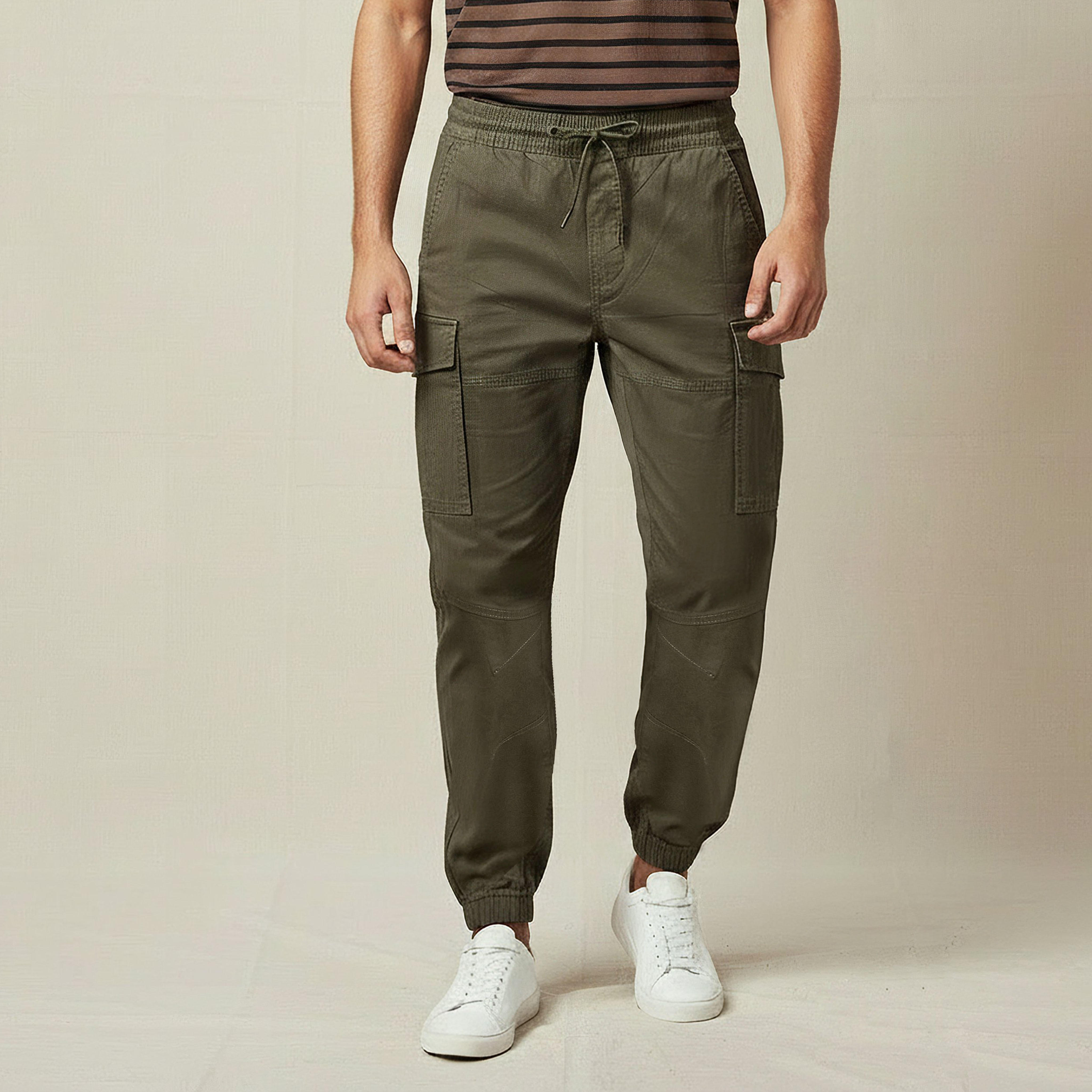 بنطلون كارجو رجالي بقصة ضيقة-men-clothing-bottoms-joggers-image-4