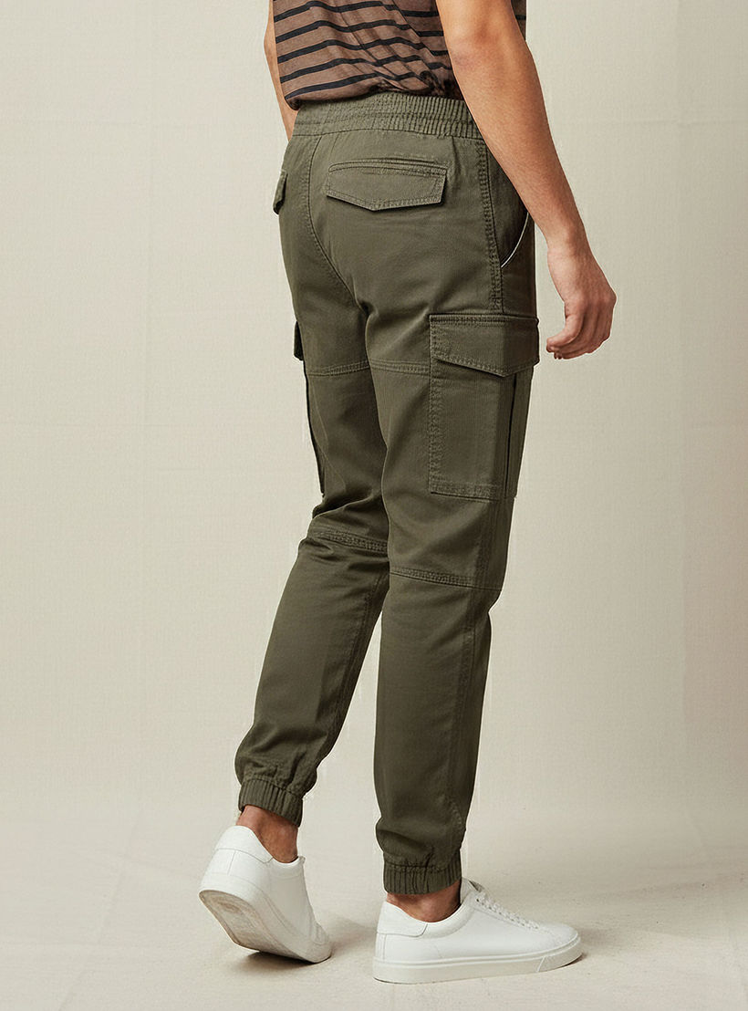 Men Slim Fit Cargo Pants-men-clothing-bottoms-joggers-image-3