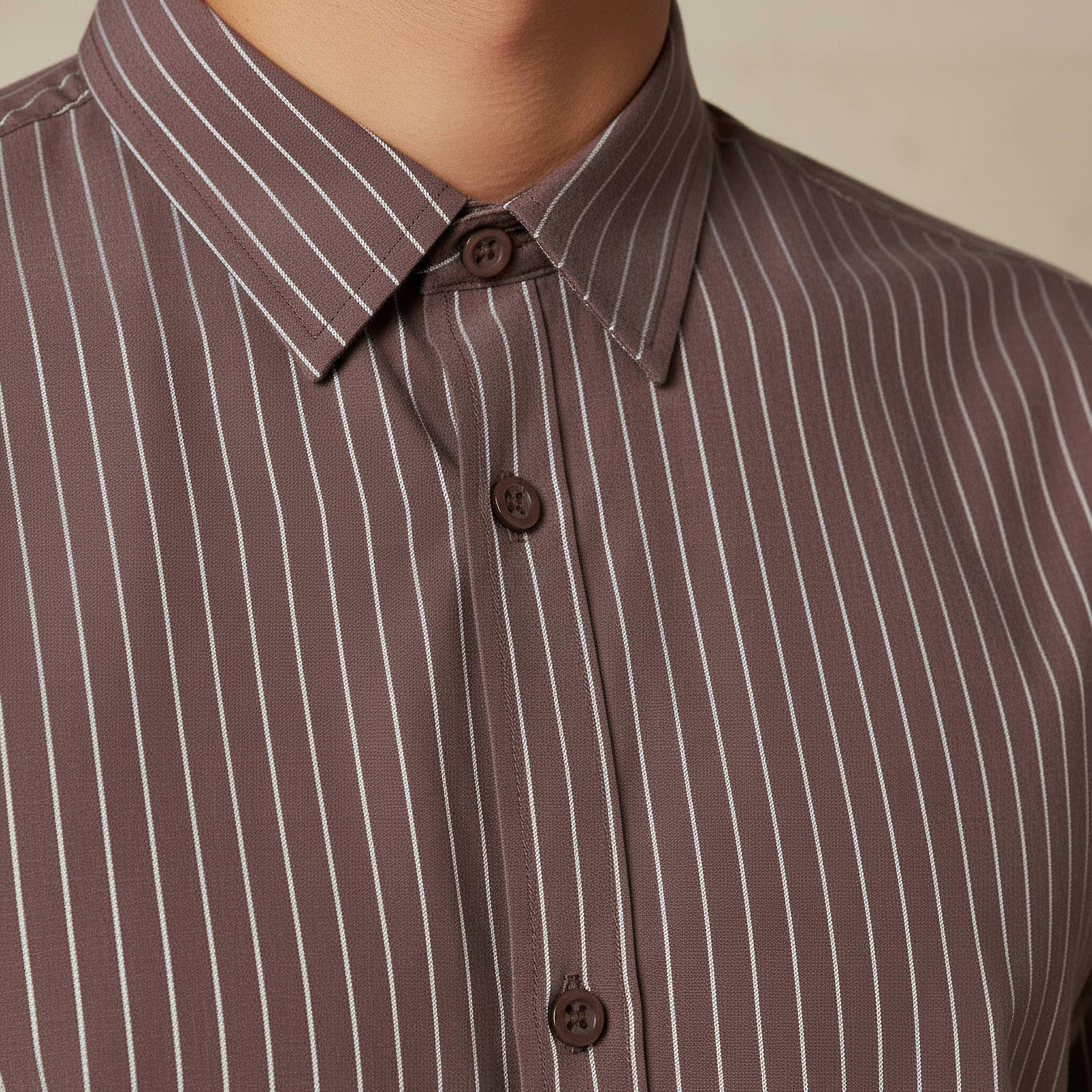 Men Regular Fit Button-Down Pinstripe Long Sleeve Shirt-men-clothing-shirts-image-4