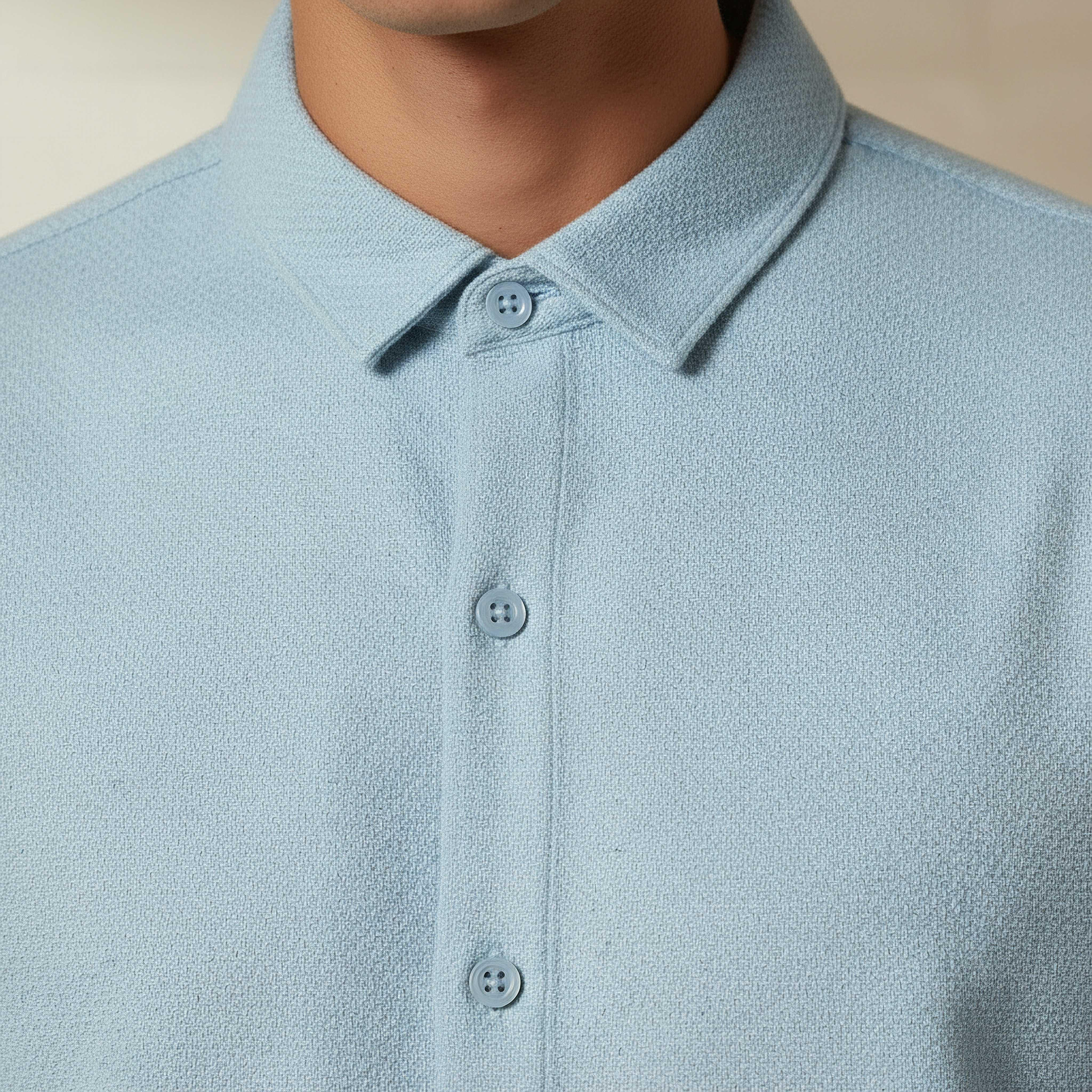 Men Regular Fit Collared Textured Short Sleeves Shirt-PROMO_SP_AE_2FOR99_110625-image-4