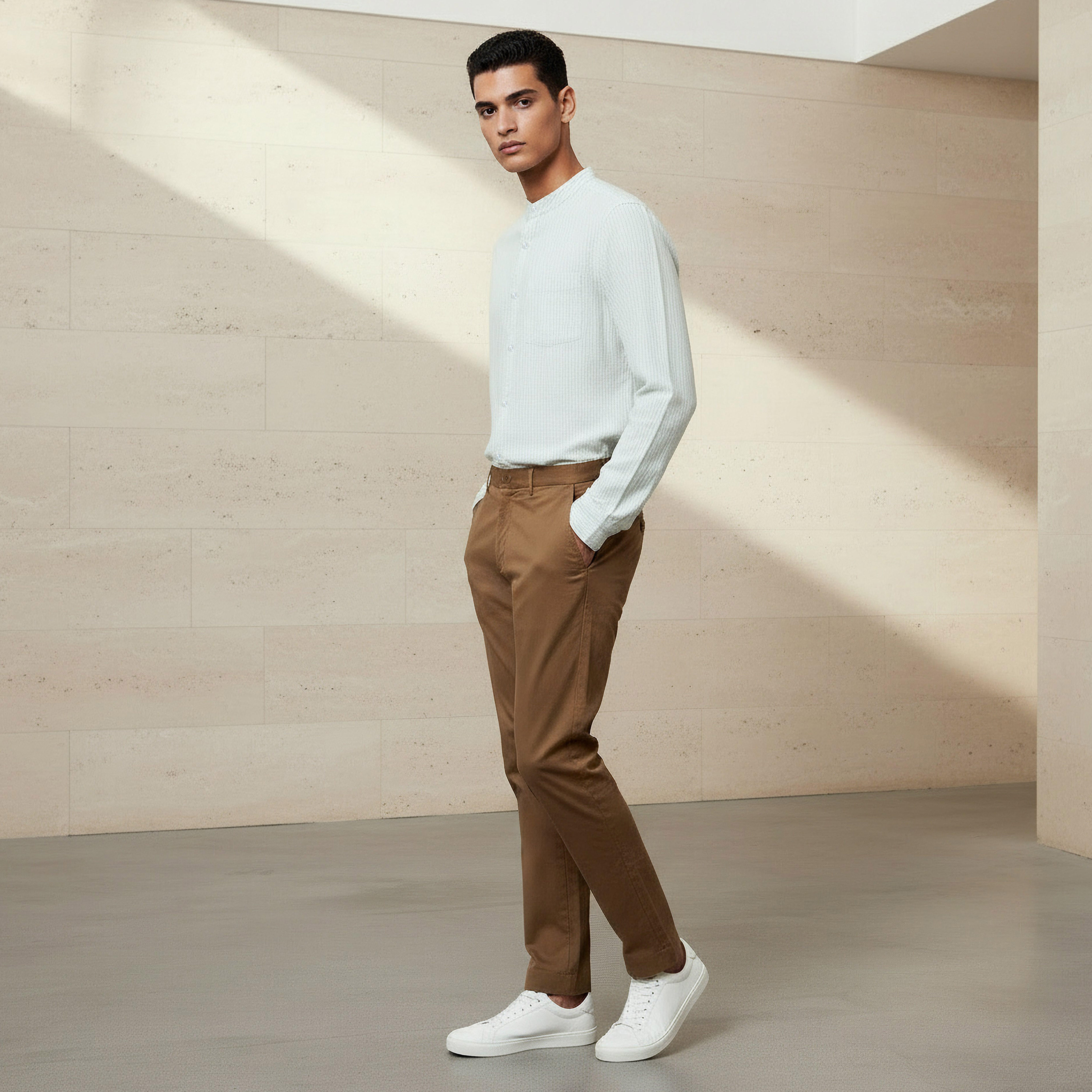 Regular Fit Flexi Waist Trousers-PROMO_SP_BH_BUY2FOR14_130625-image-2