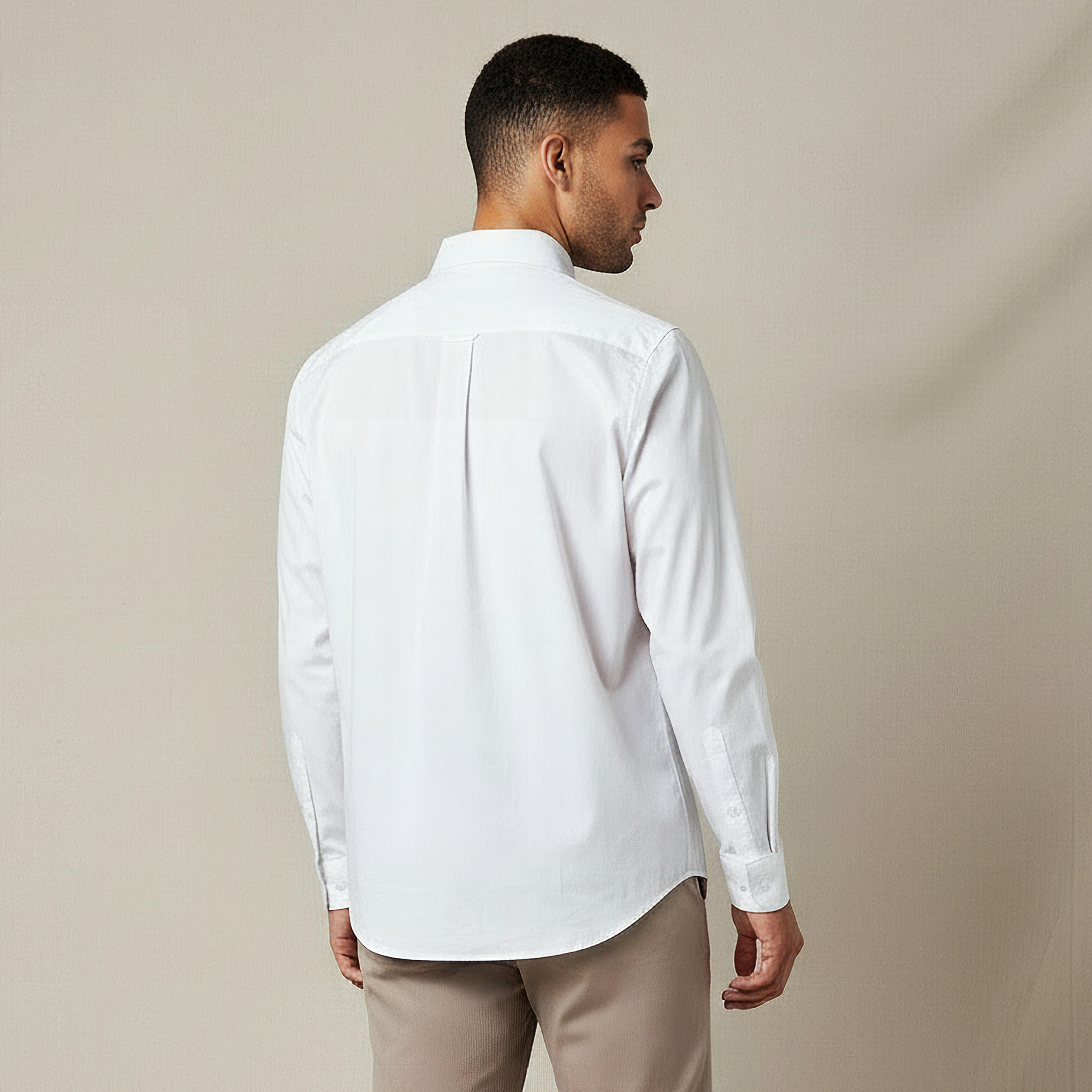 Men Slim Fit Button-Down Collar Long Sleeve Shirt-men-clothing-shirts-image-3