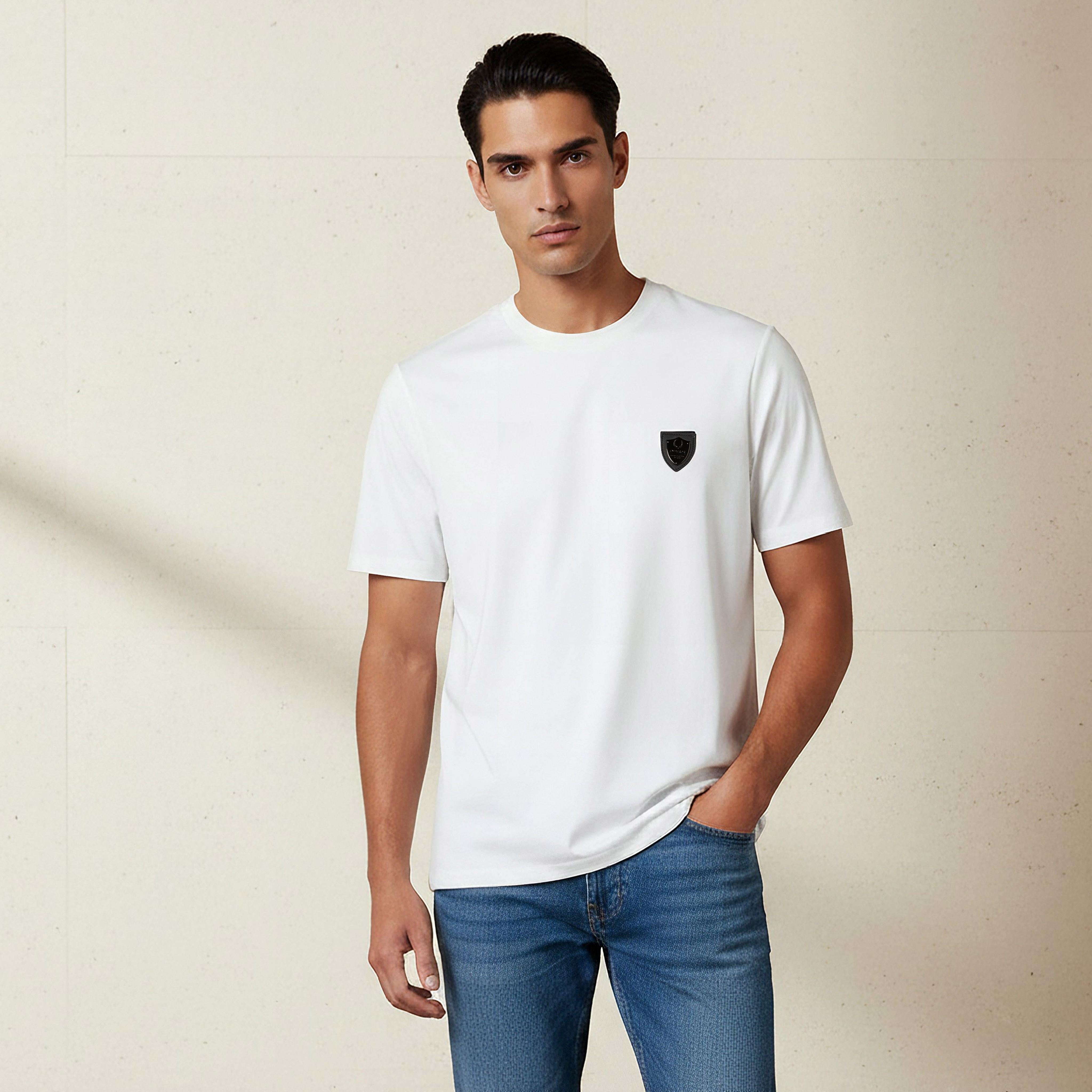 Emperor Men Regular Fit Crew Neck Short Sleeve Badge Accent T-shirt-men-clothing-tshirtsandpolos-tshirts-image-1
