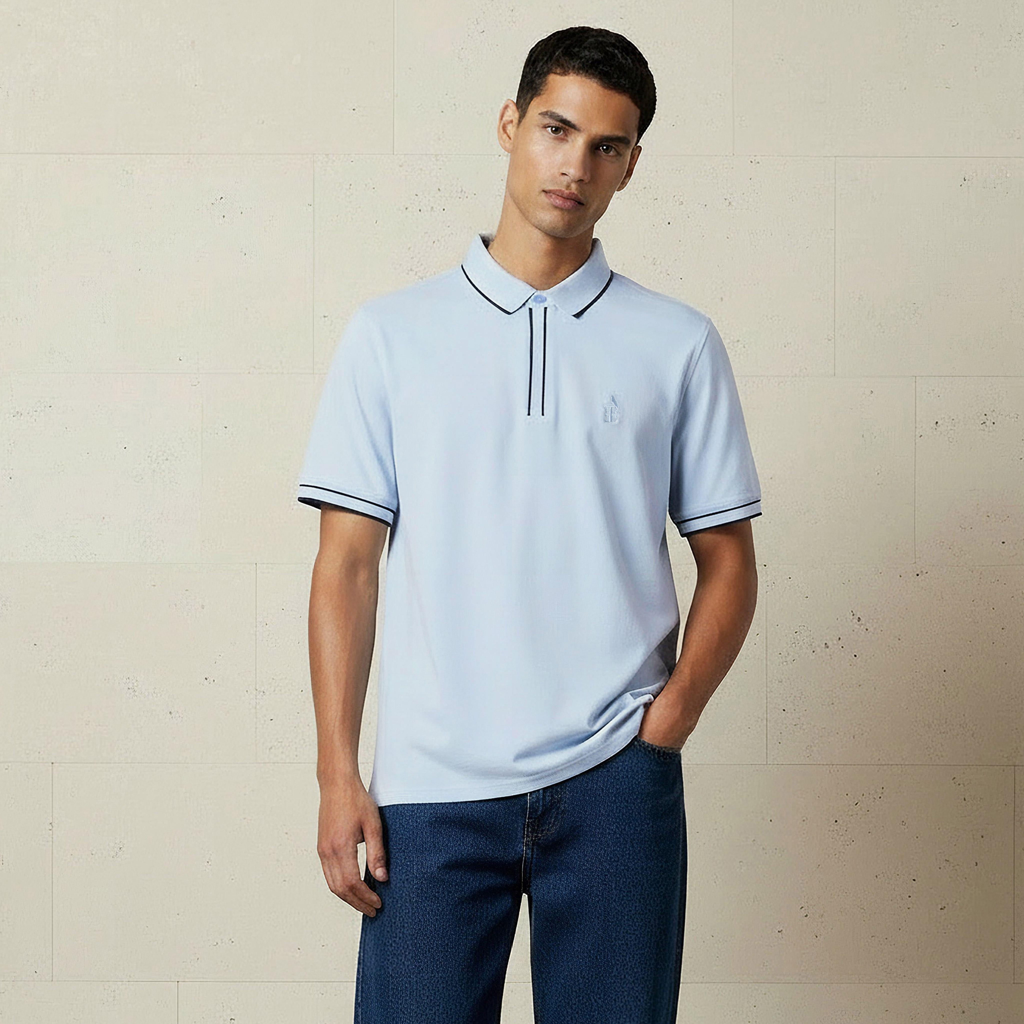 Emperor Men Short Sleeve Polo T-shirt-men-clothing-tshirtsandpolos-polos-image-1