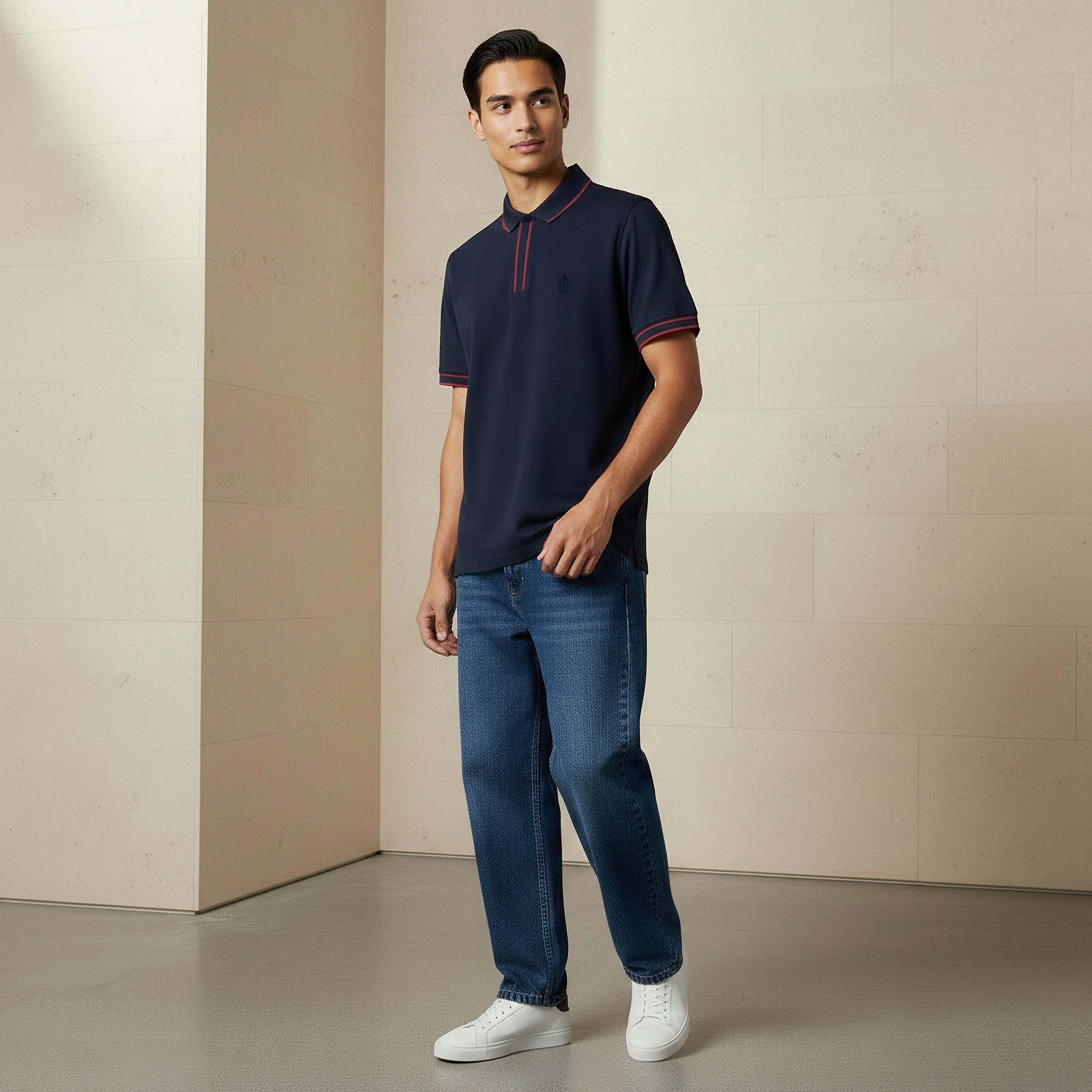 Emperor Men Short Sleeve Polo T-shirt-men-clothing-tshirtsandpolos-polos-image-2