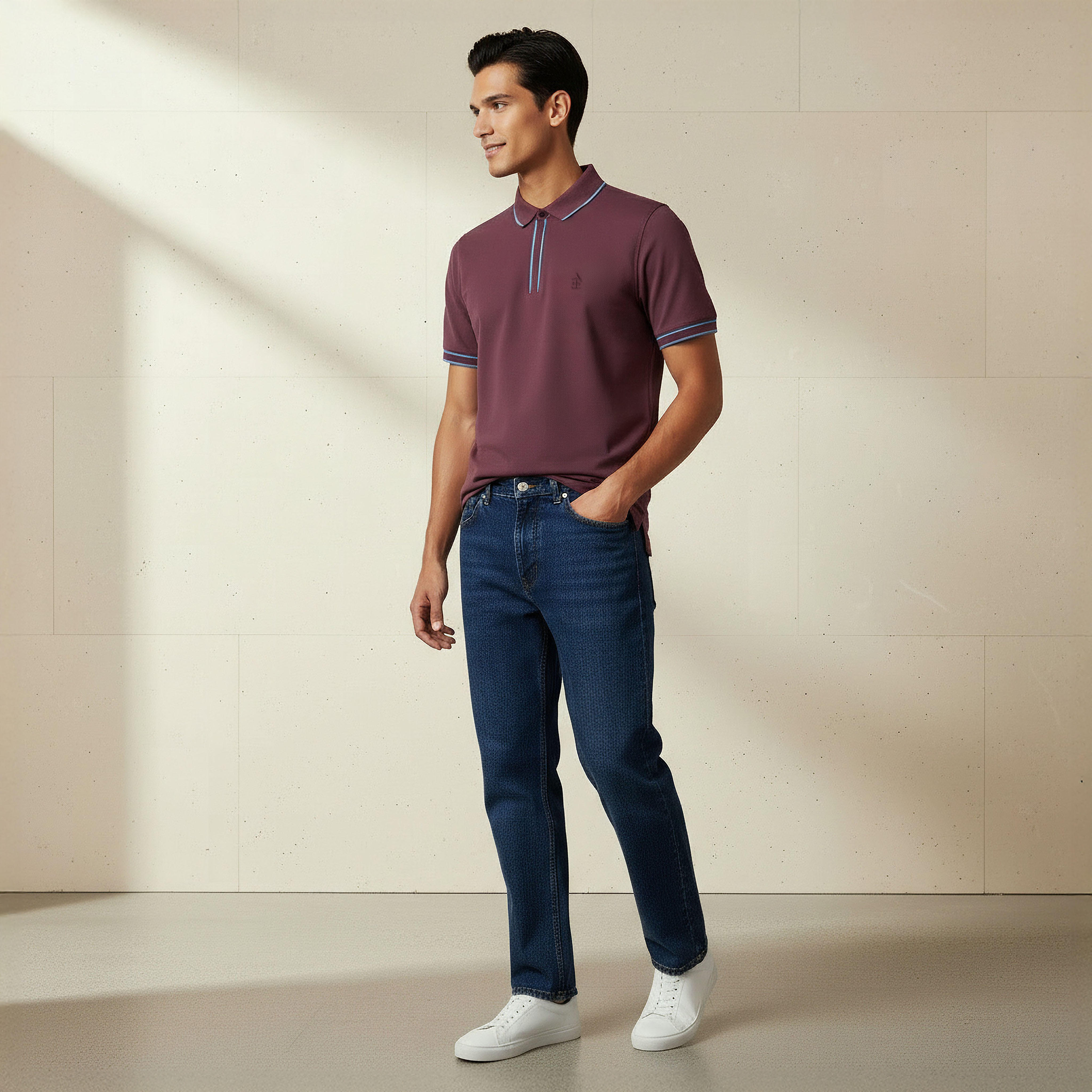 Emperor Men Short Sleeve Polo T-shirt-men-clothing-tshirtsandpolos-polos-image-2