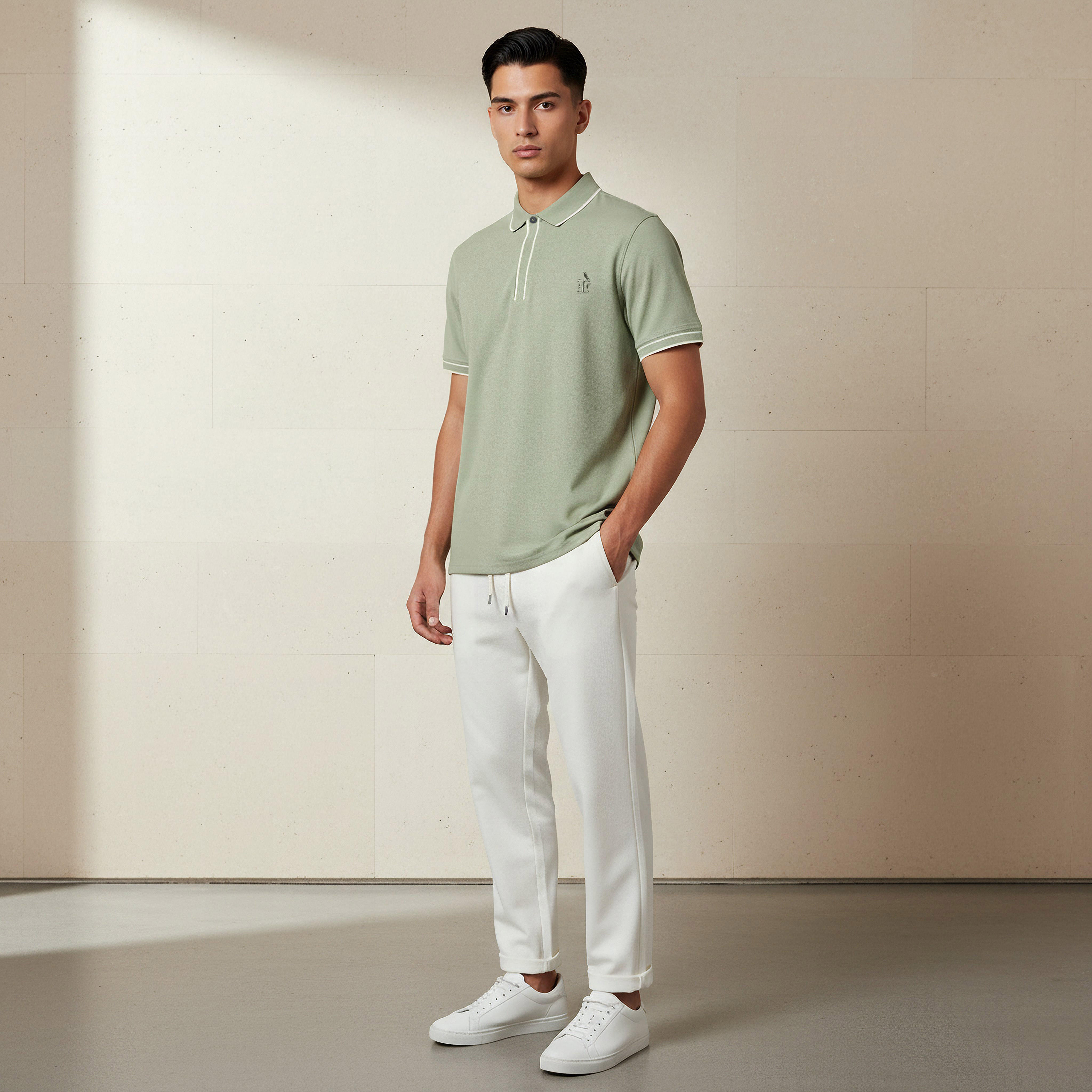 Emperor Men Short Sleeve Polo T-shirt-men-clothing-tshirtsandpolos-polos-image-2