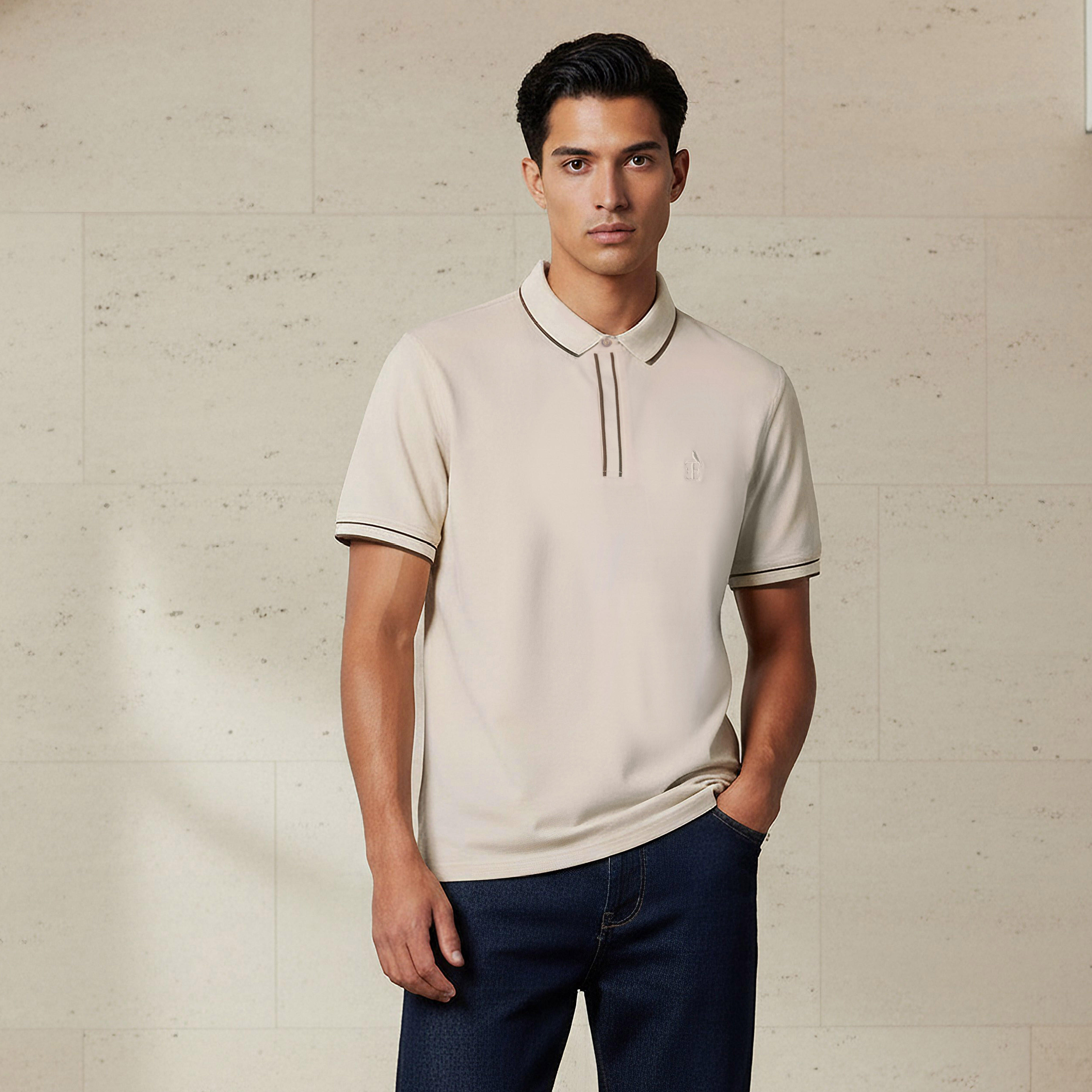 Emperor Men Short Sleeve Polo T-shirt-men-clothing-tshirtsandpolos-polos-image-1