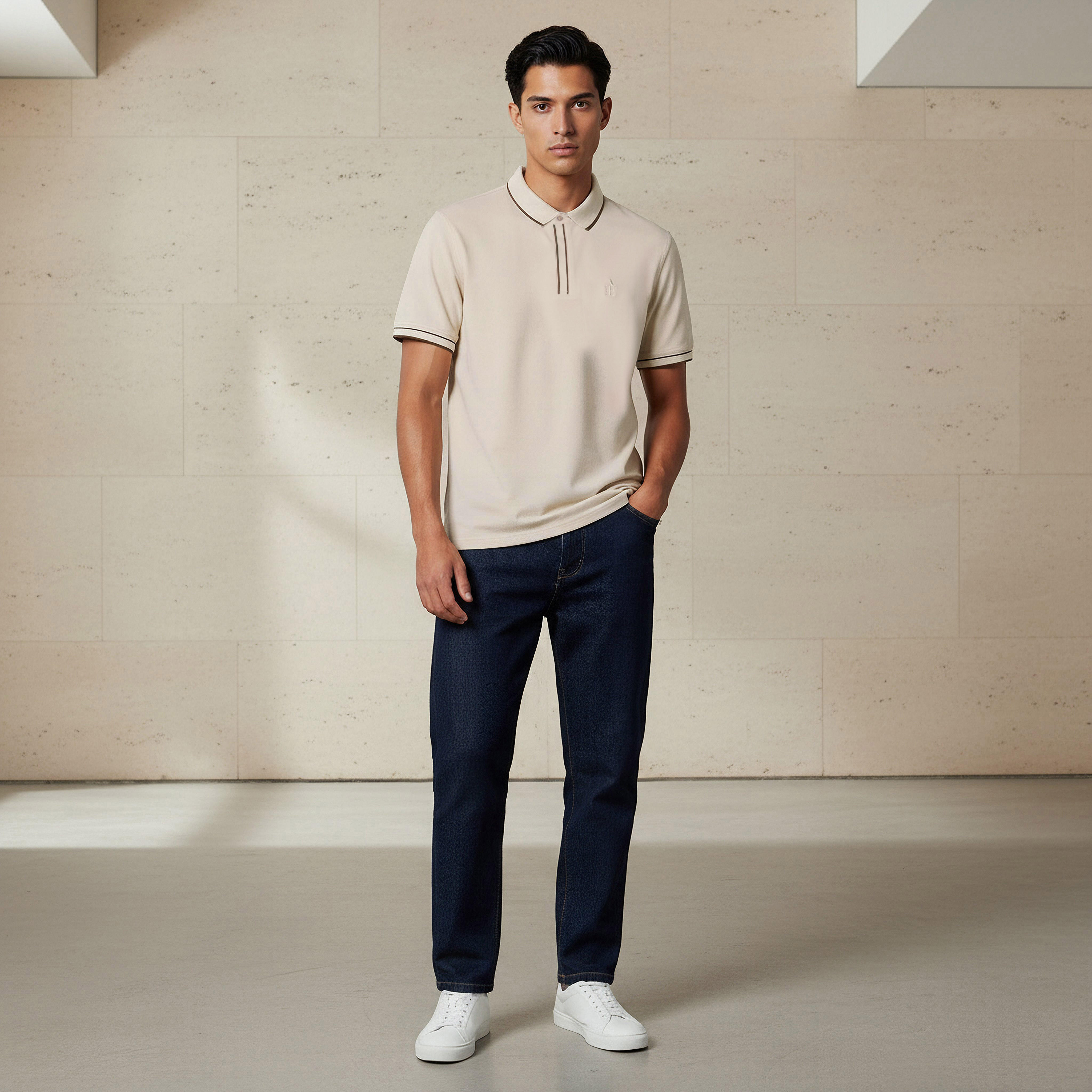 Emperor Men Short Sleeve Polo T-shirt-men-clothing-tshirtsandpolos-polos-image-2