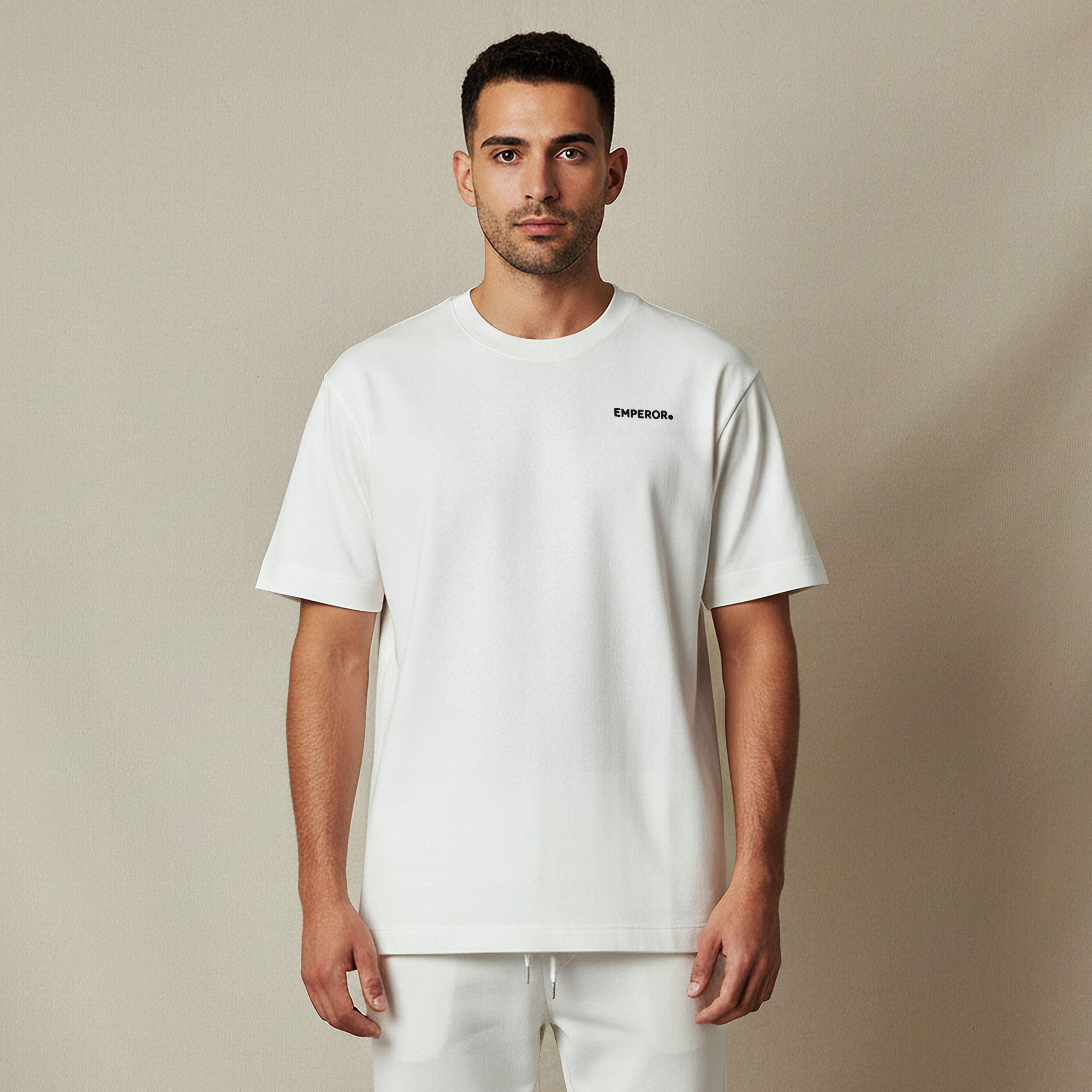 Emperor Men Regular Fit Crew Neck Short Sleeves T-shirt-men-clothing-coordsets-image-1