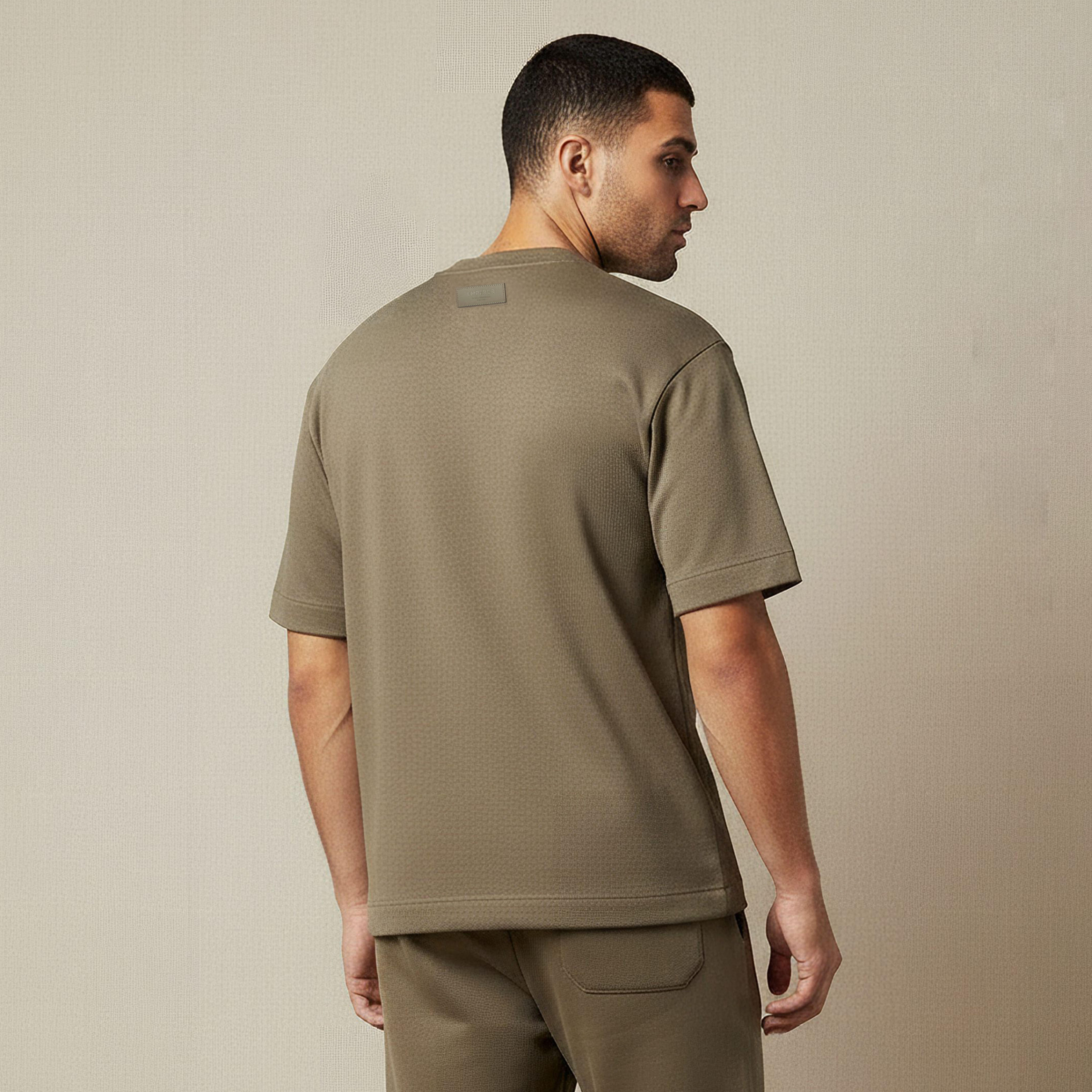 Emperor Men Regular Fit Crew Neck Short Sleeves T-shirt-men-clothing-coordsets-image-3