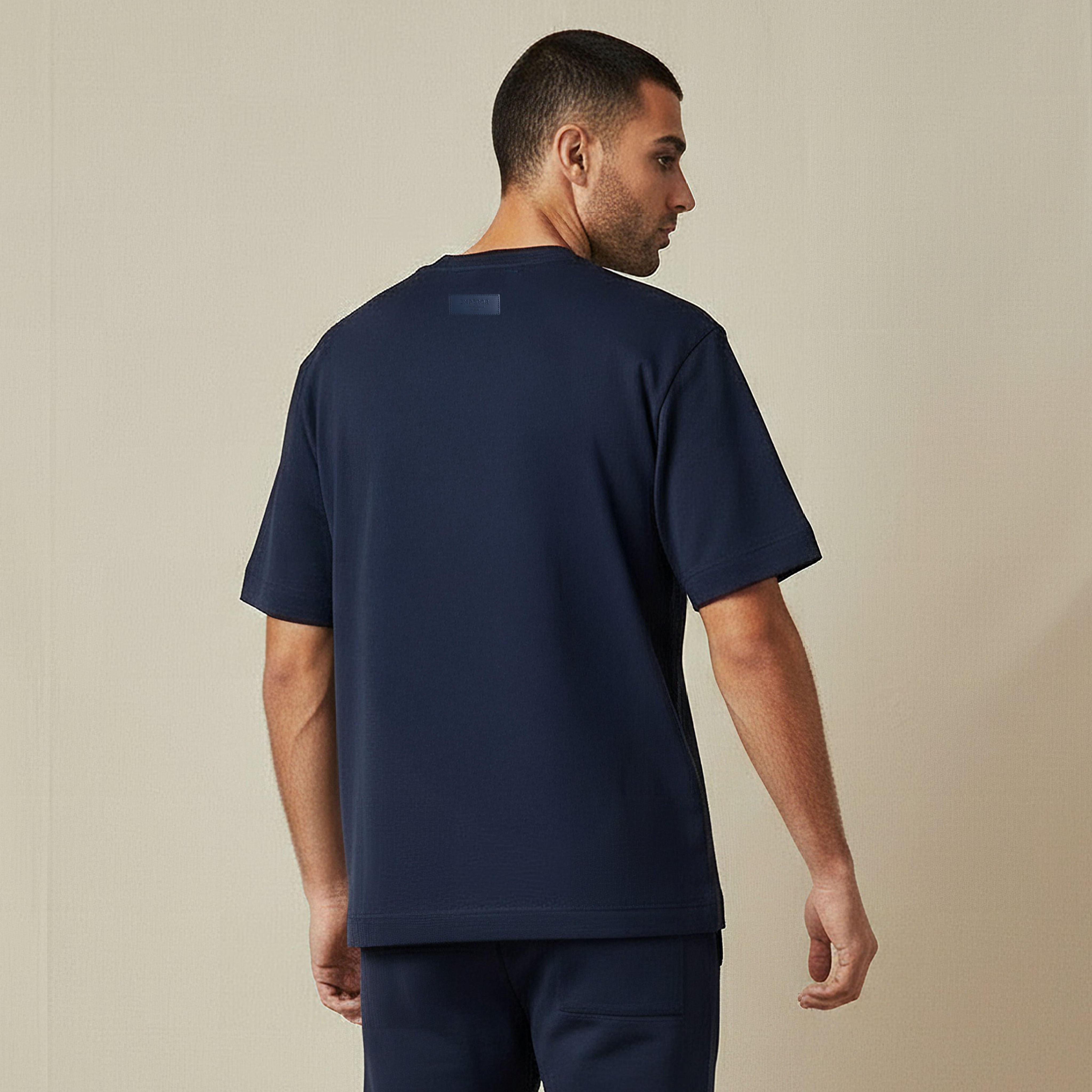 Emperor Men Regular Fit Crew Neck Short Sleeves T-shirt-men-clothing-coordsets-image-2