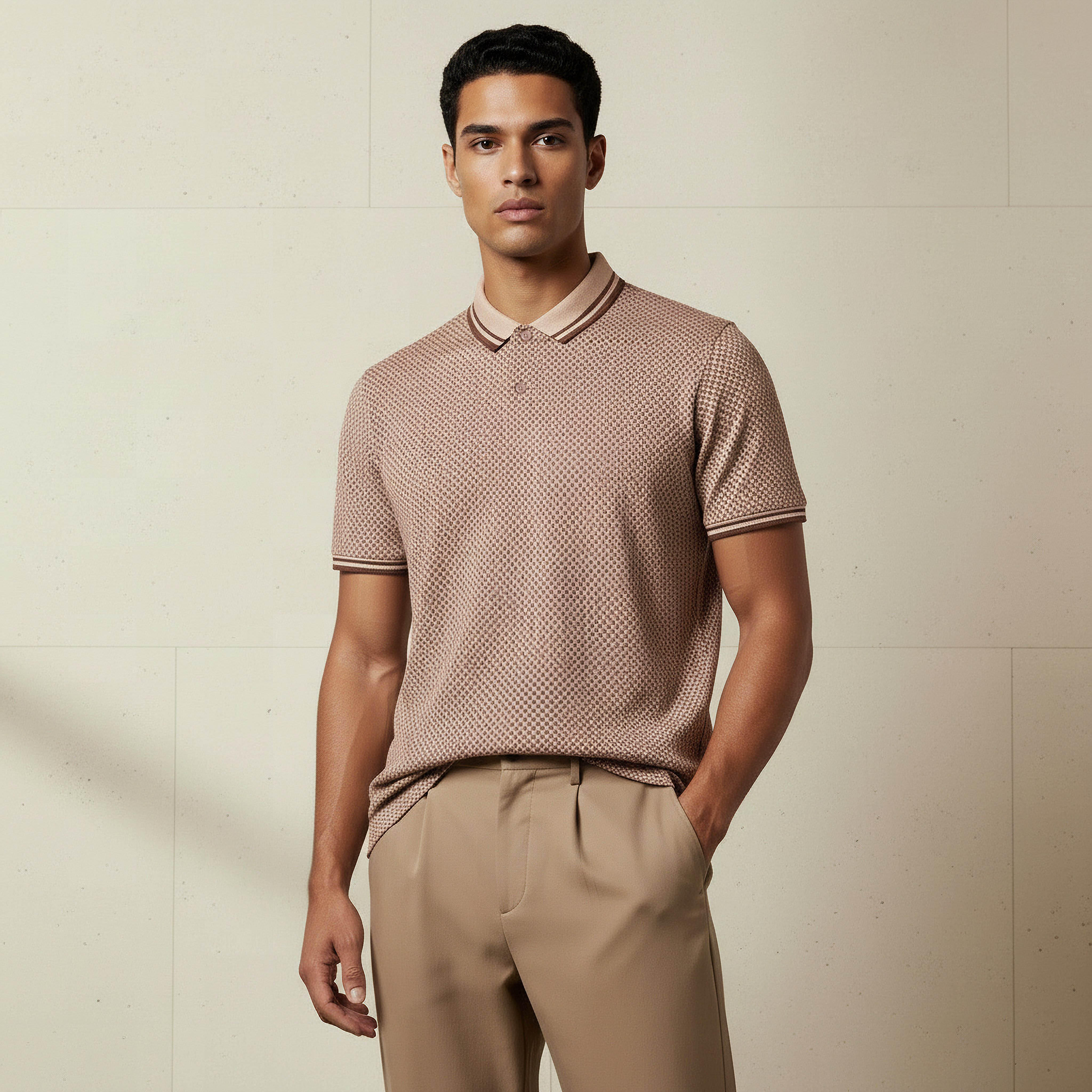 Men Short Sleeve Printed Polo T-shirt-men-clothing-tshirtsandpolos-polos-image-1