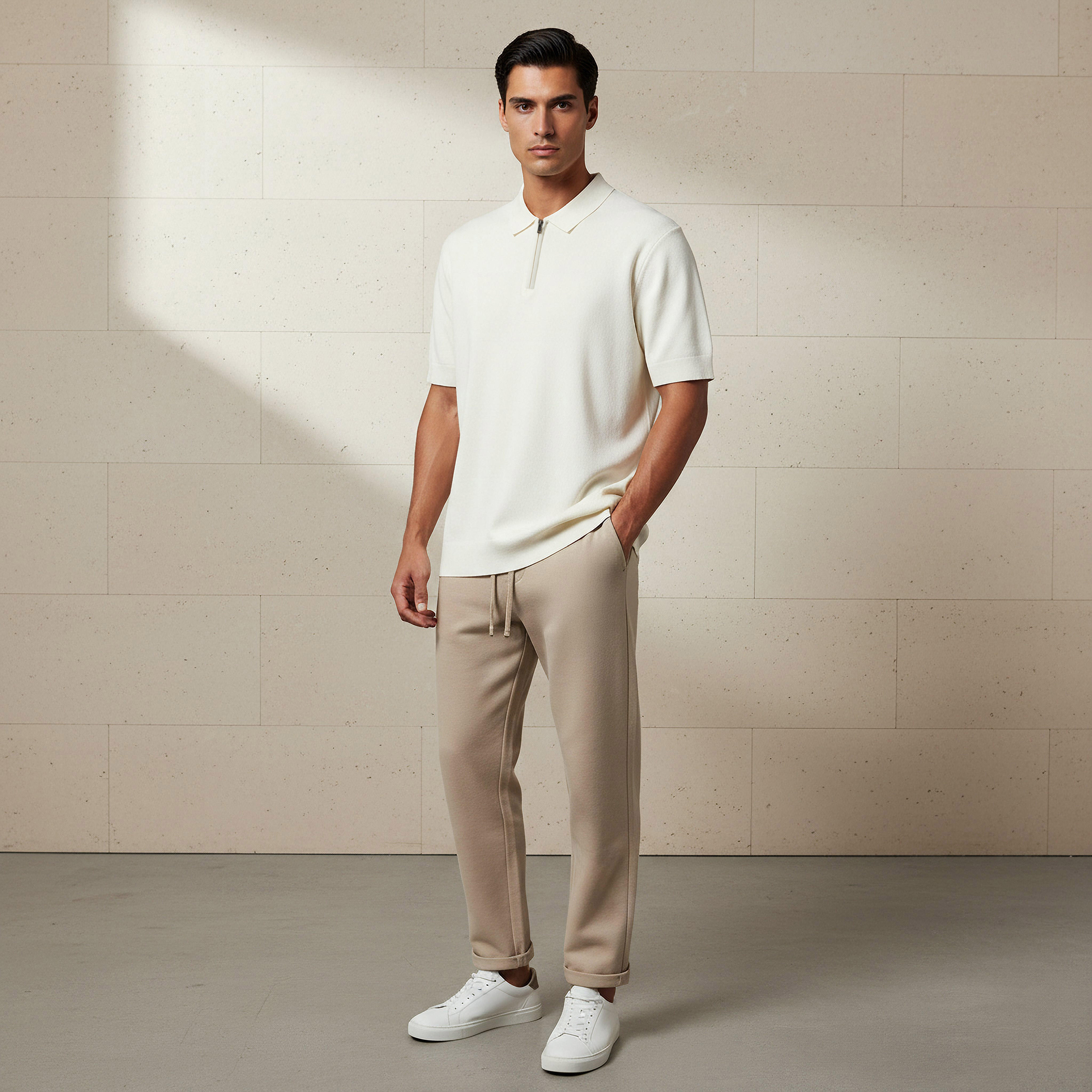 Men Short Sleeve Textured Polo T-shirt-PROMO_SP_BH_RGCC_BUY2FOR11_040325-image-2