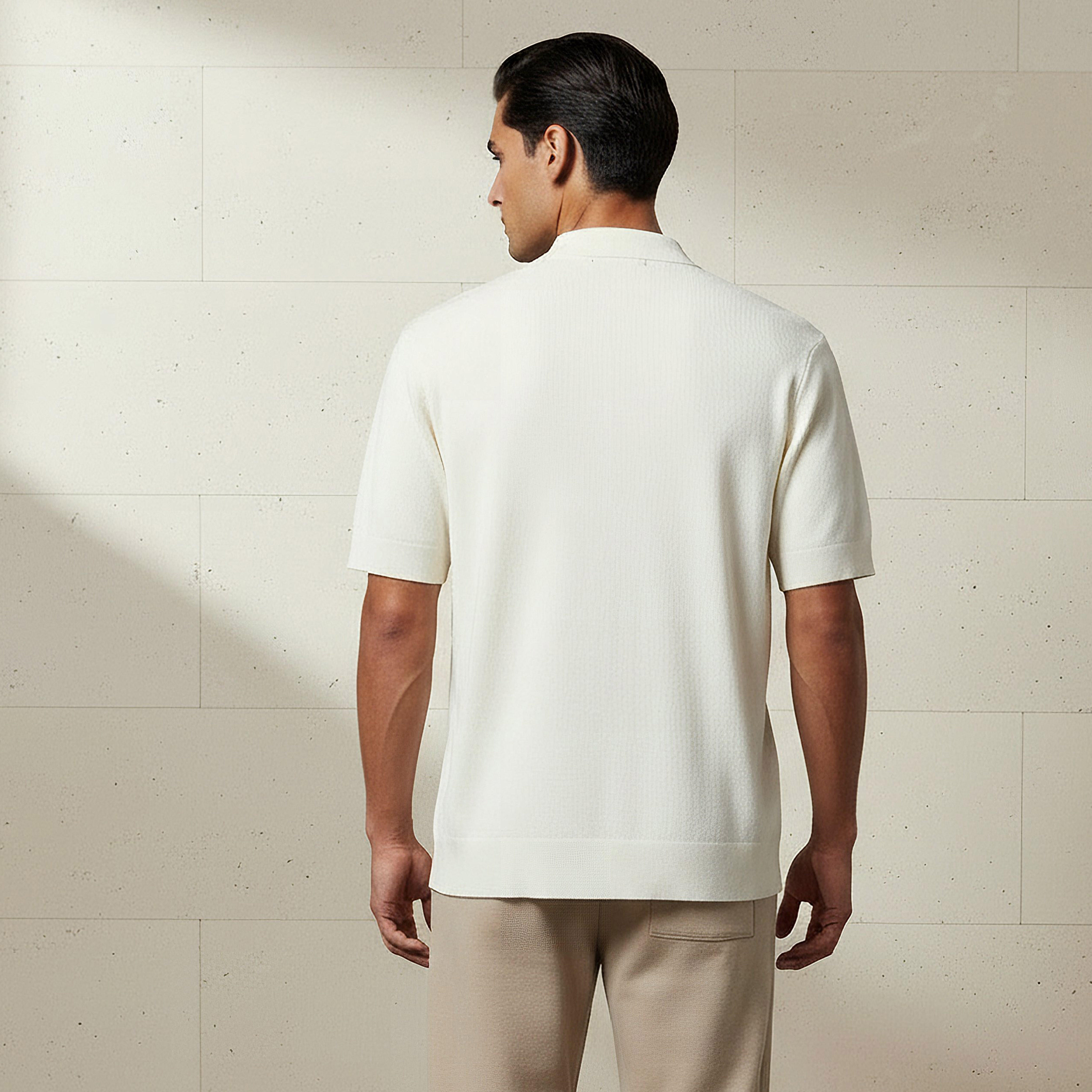 Men Short Sleeve Textured Polo T-shirt-PROMO_SP_BH_RGCC_BUY2FOR11_040325-image-3