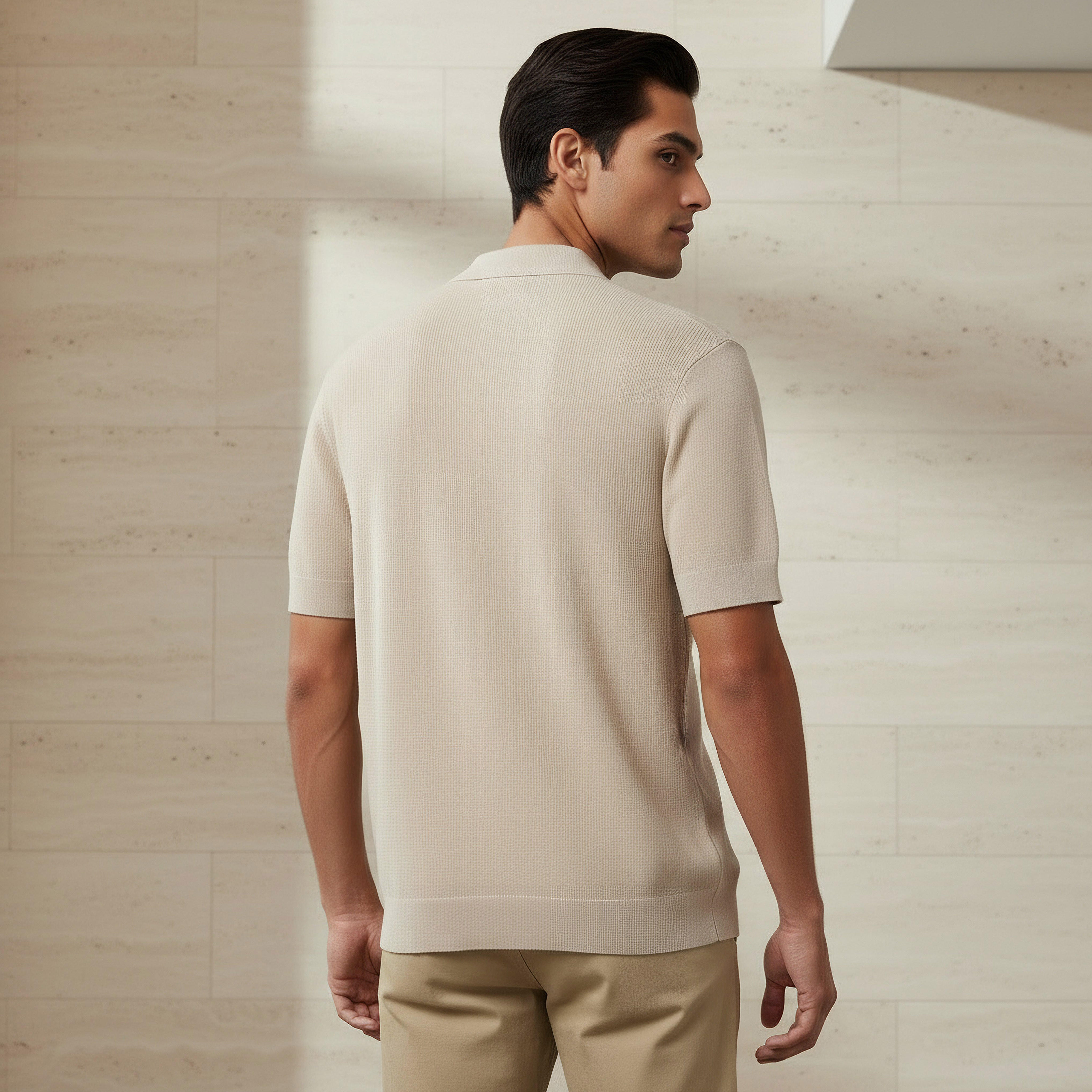 Men Short Sleeve Textured Polo T-shirt-PROMO_SP_KW_RGCC_BUY2FOR9_040325-image-3