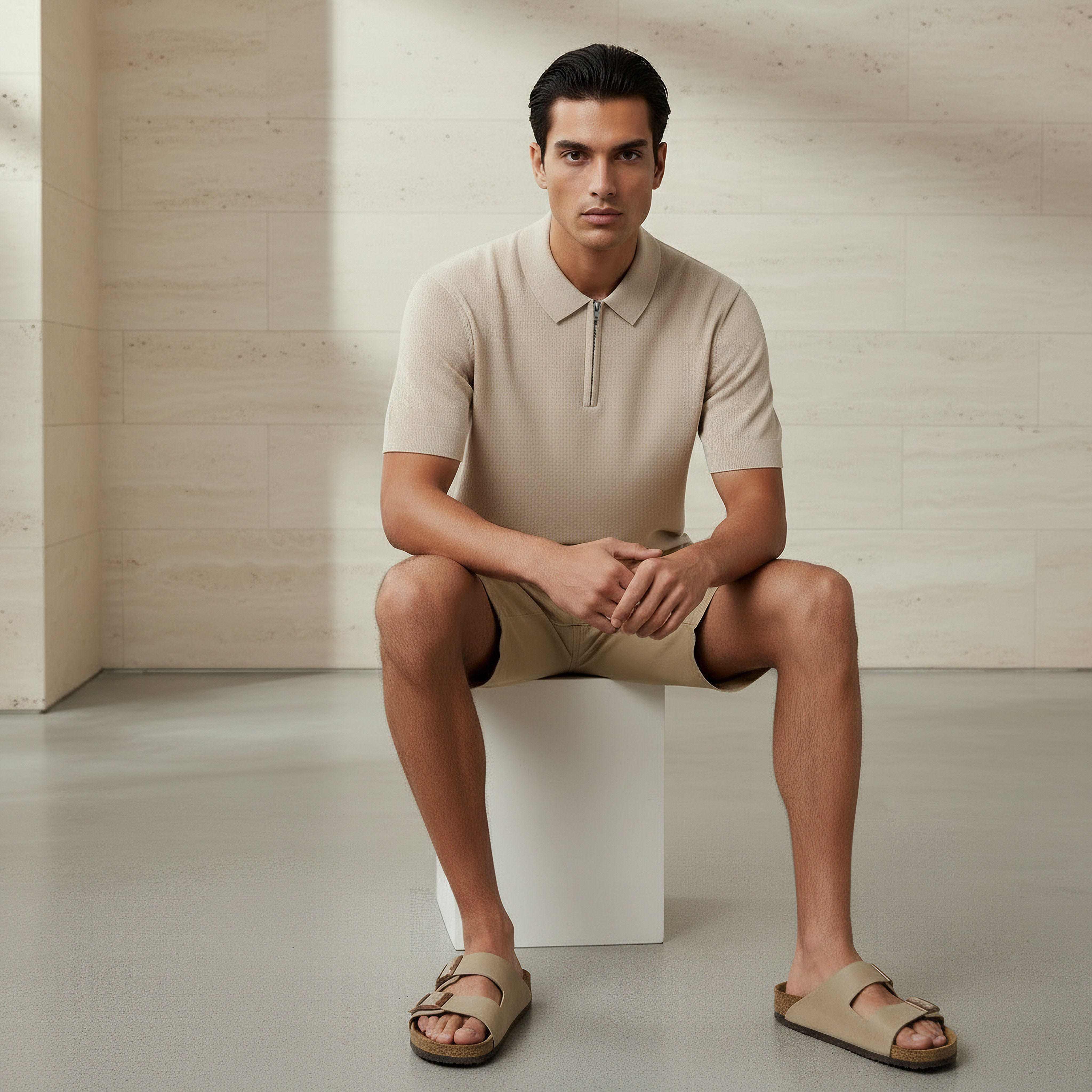 Men Short Sleeve Textured Polo T-shirt-PROMO_SP_KW_RGCC_BUY2FOR9_040325-image-5