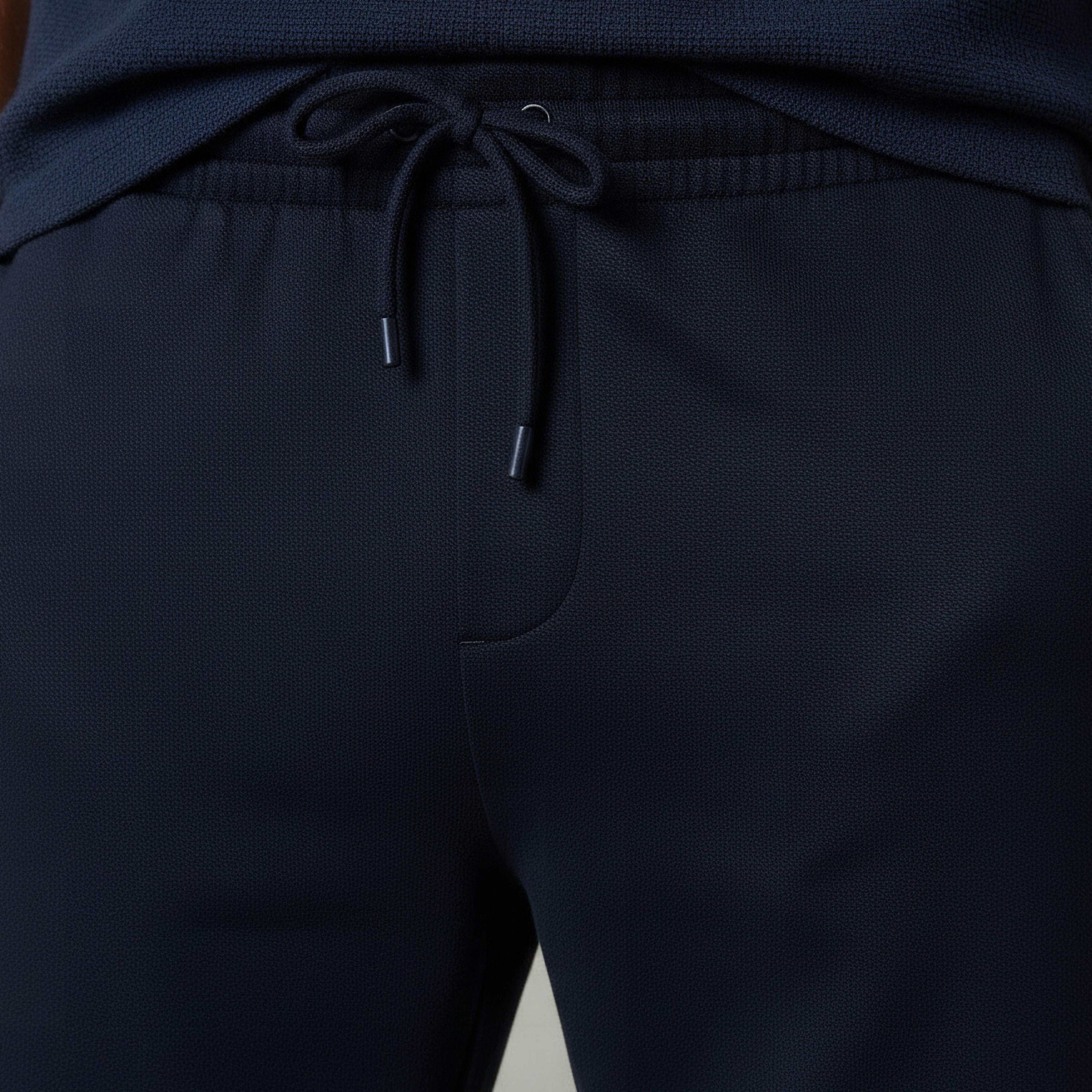 Men Slim Fit Pique Pants-men-clothing-bottoms-joggers-image-4