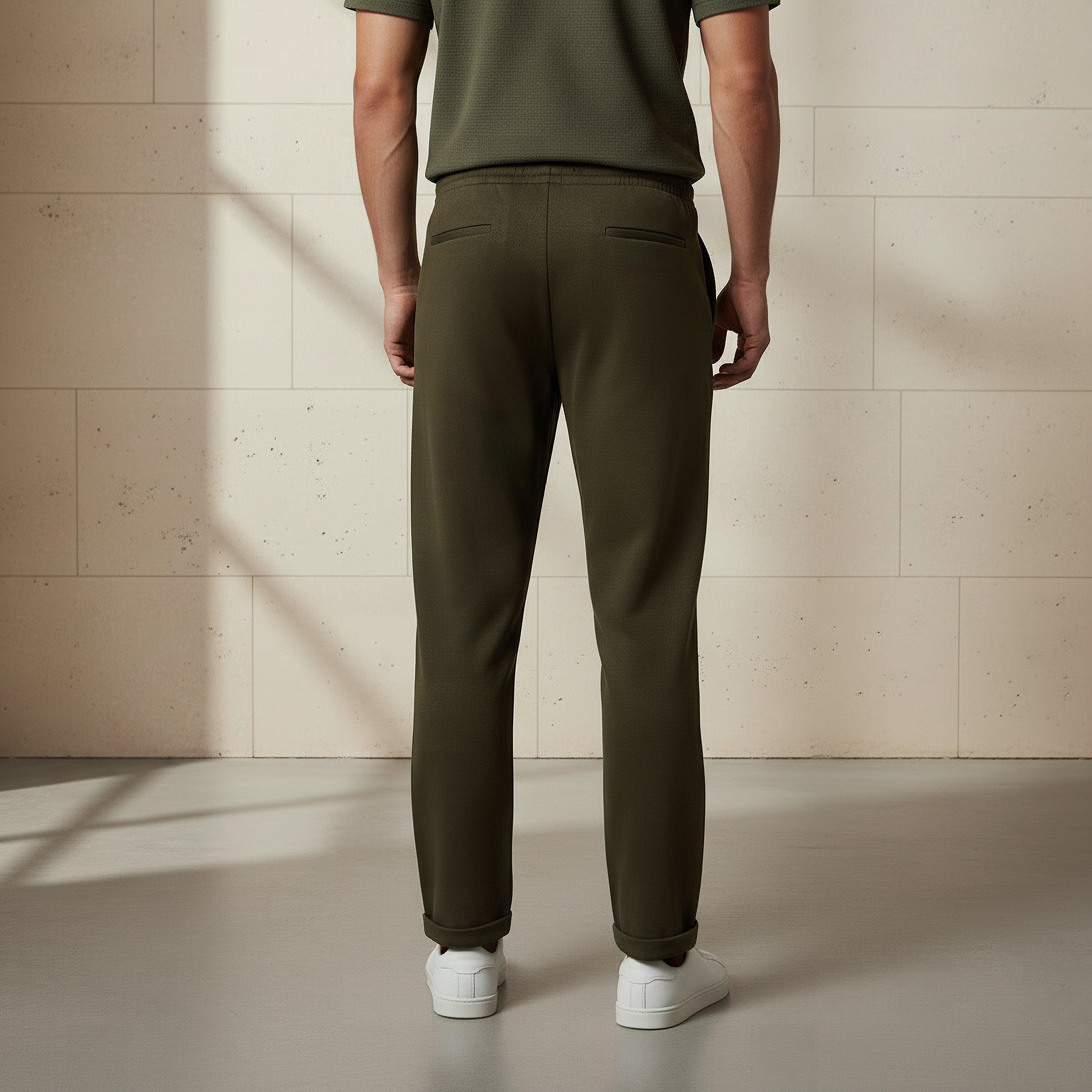 Men Slim Fit Pique Pants-men-clothing-bottoms-joggers-image-3