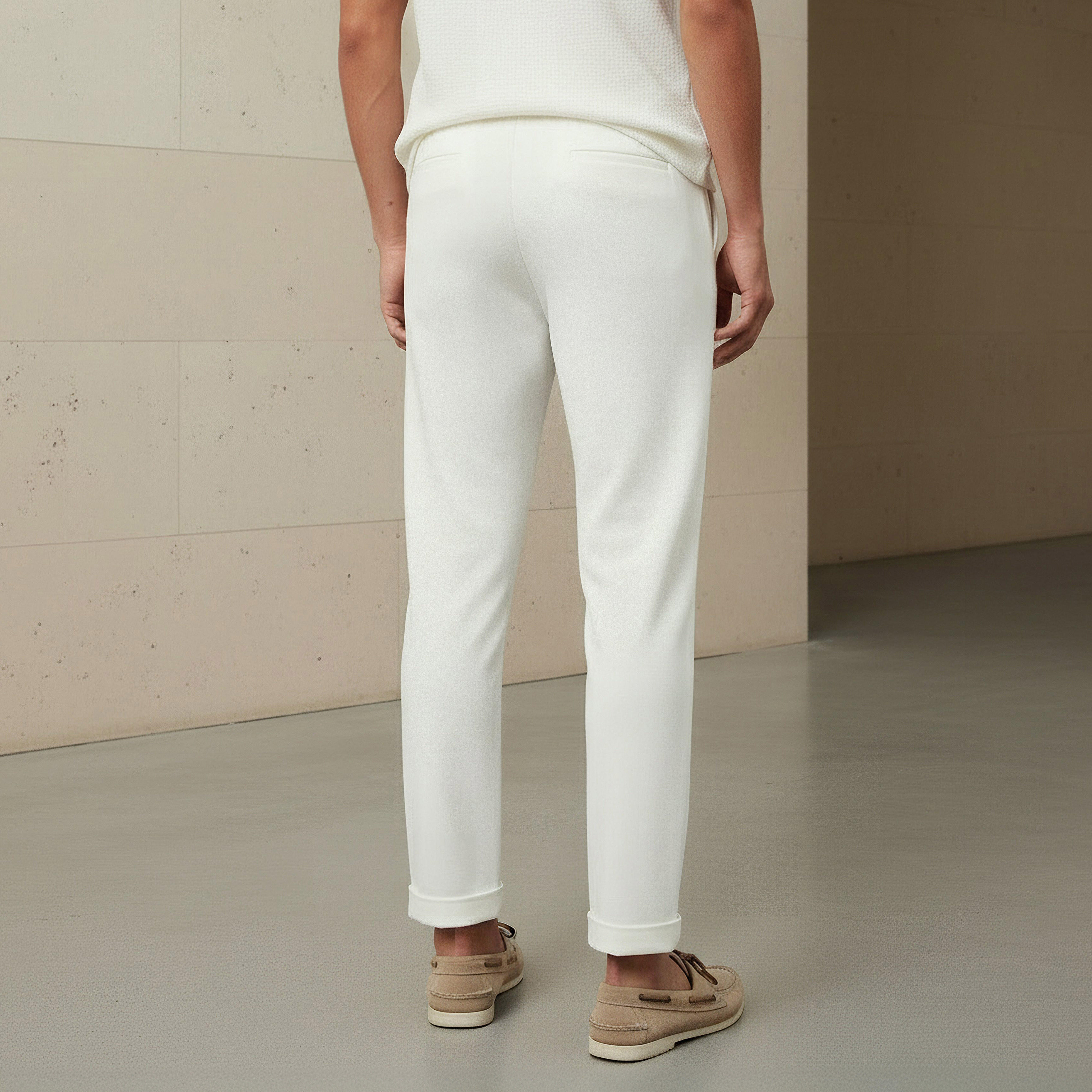Men Slim Fit Pique Pants-men-clothing-bottoms-joggers-image-3