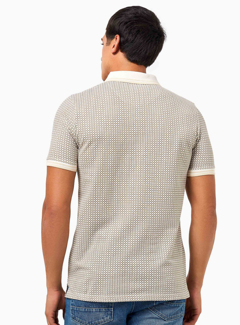 Men Short Sleeves Textured Polo T-shirt-men-clothing-tshirtsandpolos-polos-image-4