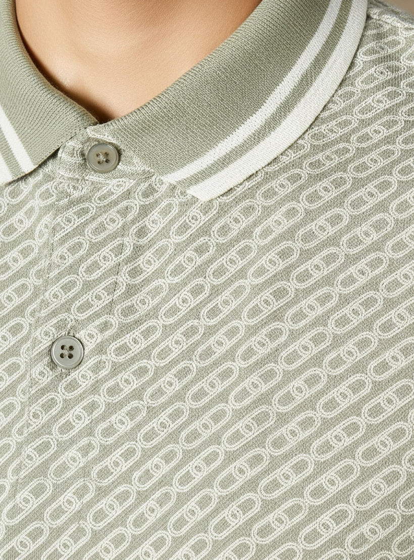 Men Short Sleeves Textured Polo T-shirt-men-clothing-tshirtsandpolos-polos-image-2