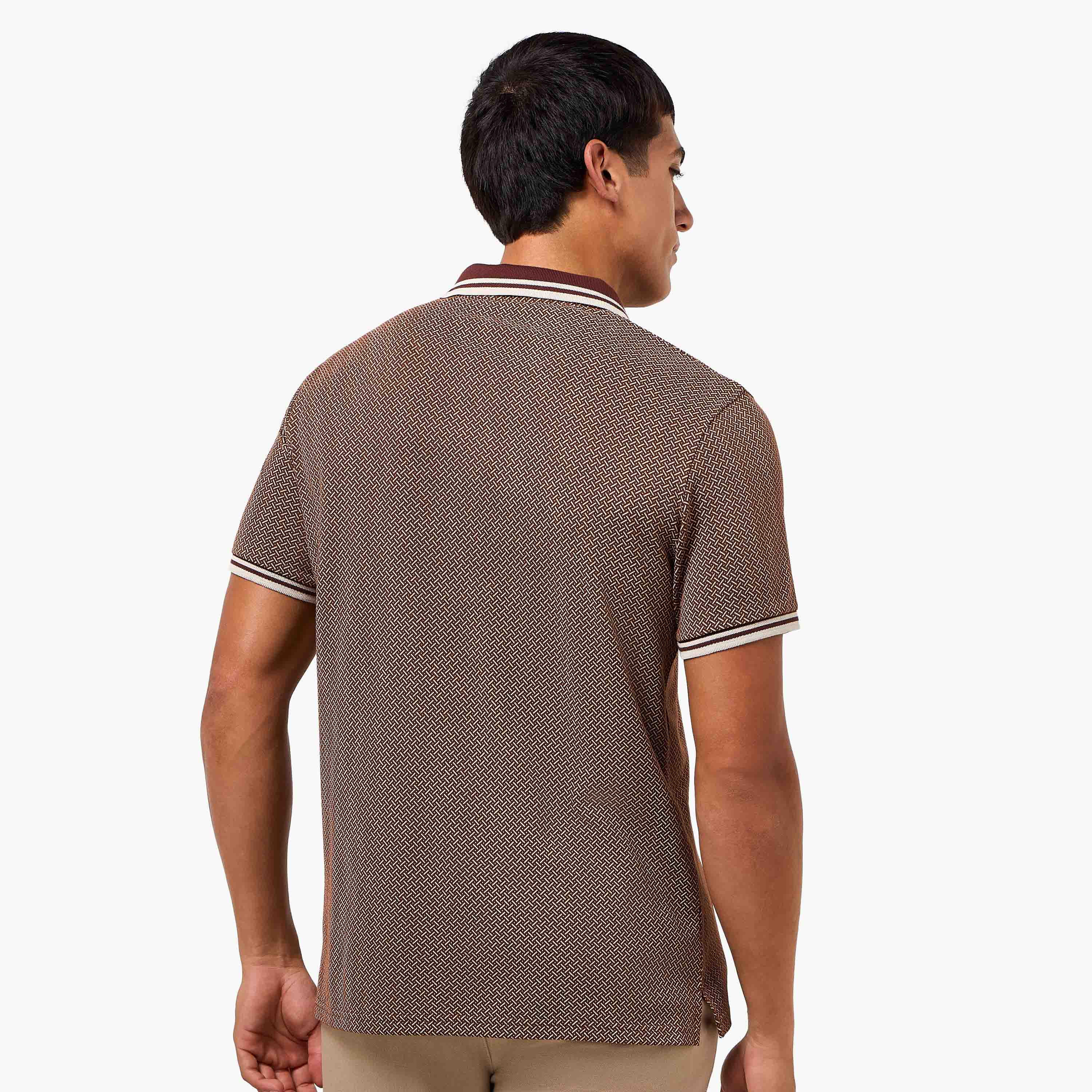 Men Short Sleeves Textured Polo T-shirt-men-clothing-tshirtsandpolos-polos-image-4