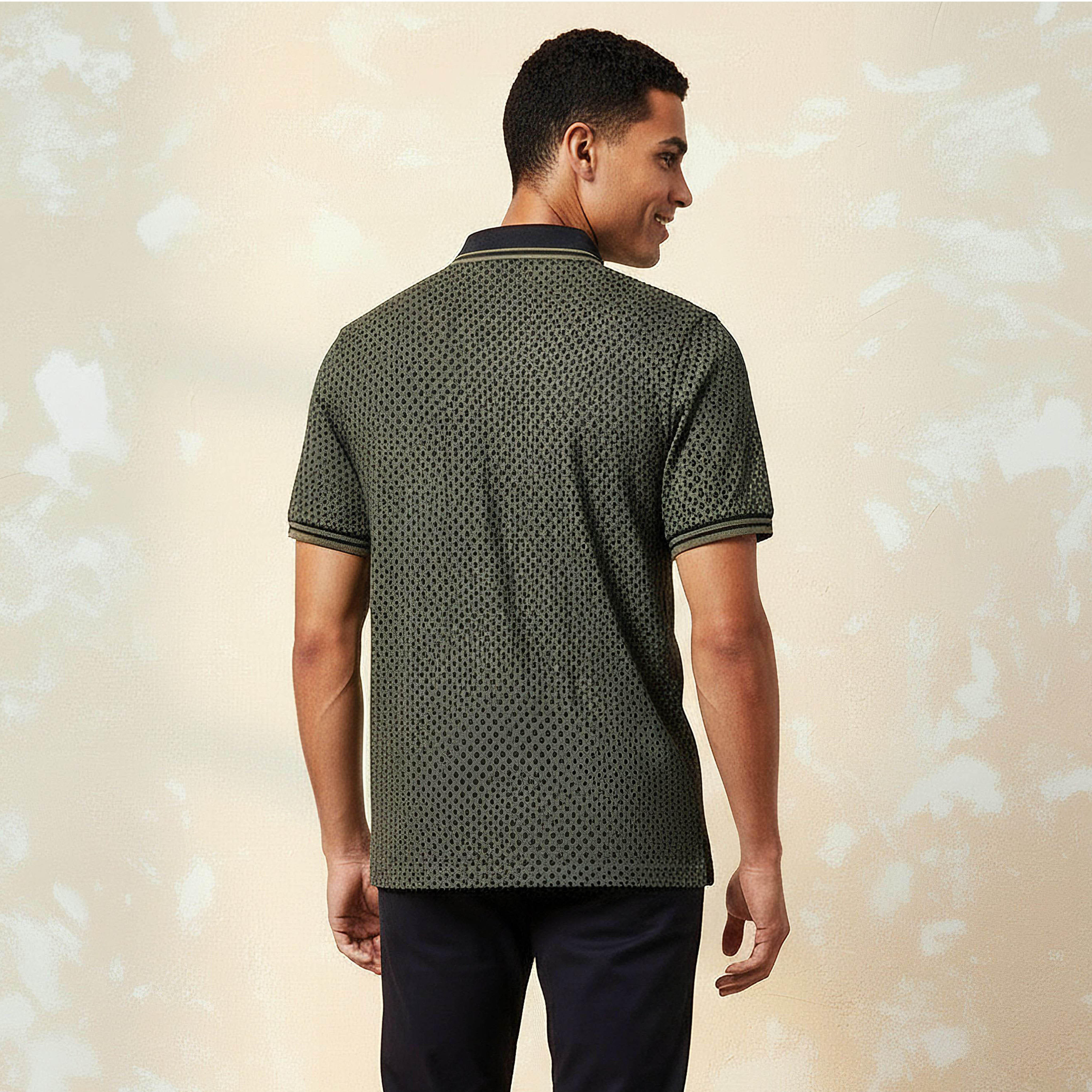 Men Short Sleeves Textured Polo T-shirt-men-clothing-tshirtsandpolos-polos-image-4