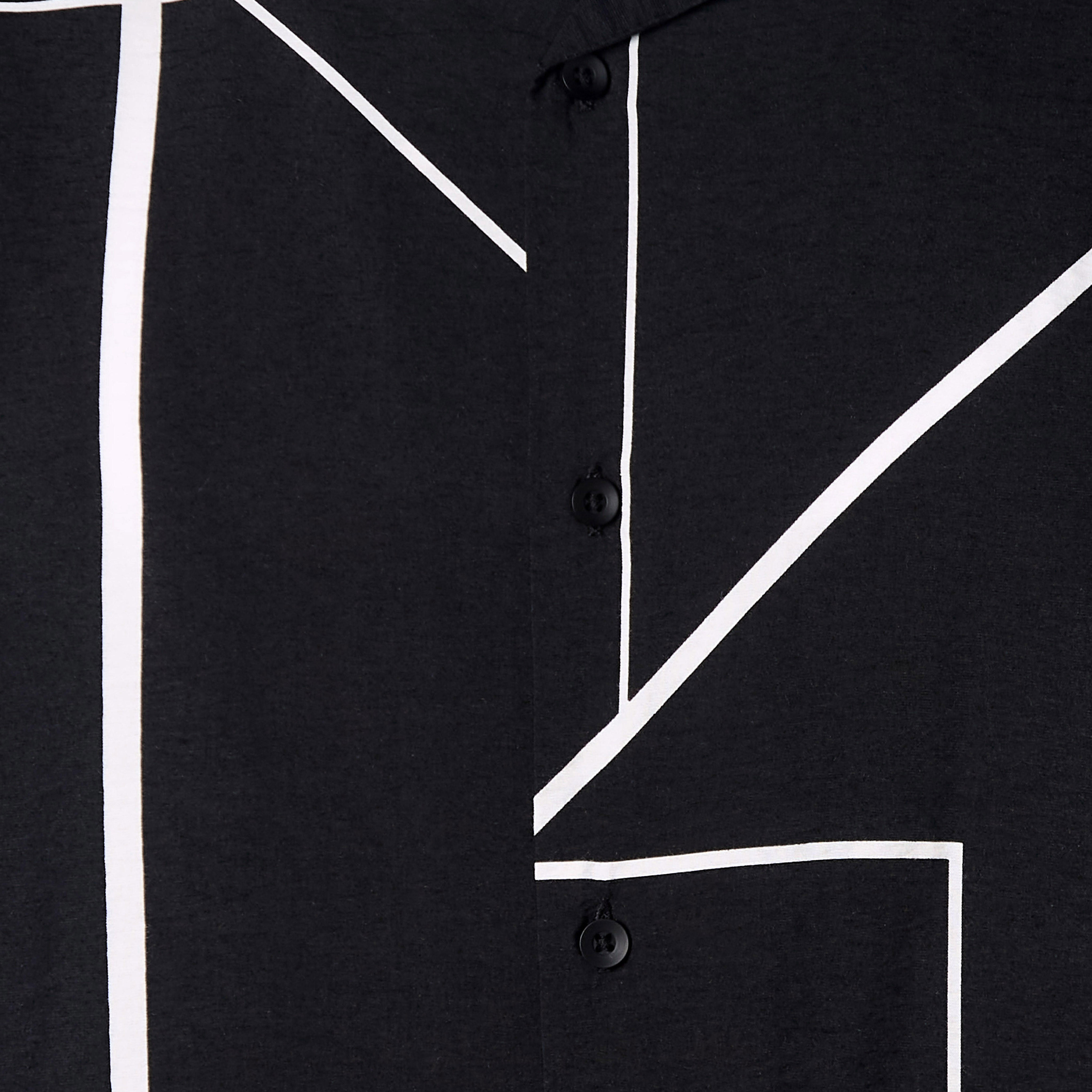 Men Regular Fit Camp Collar Abstract Print Short Sleeves Resort Shirt-men-clothing-shirts-image-6