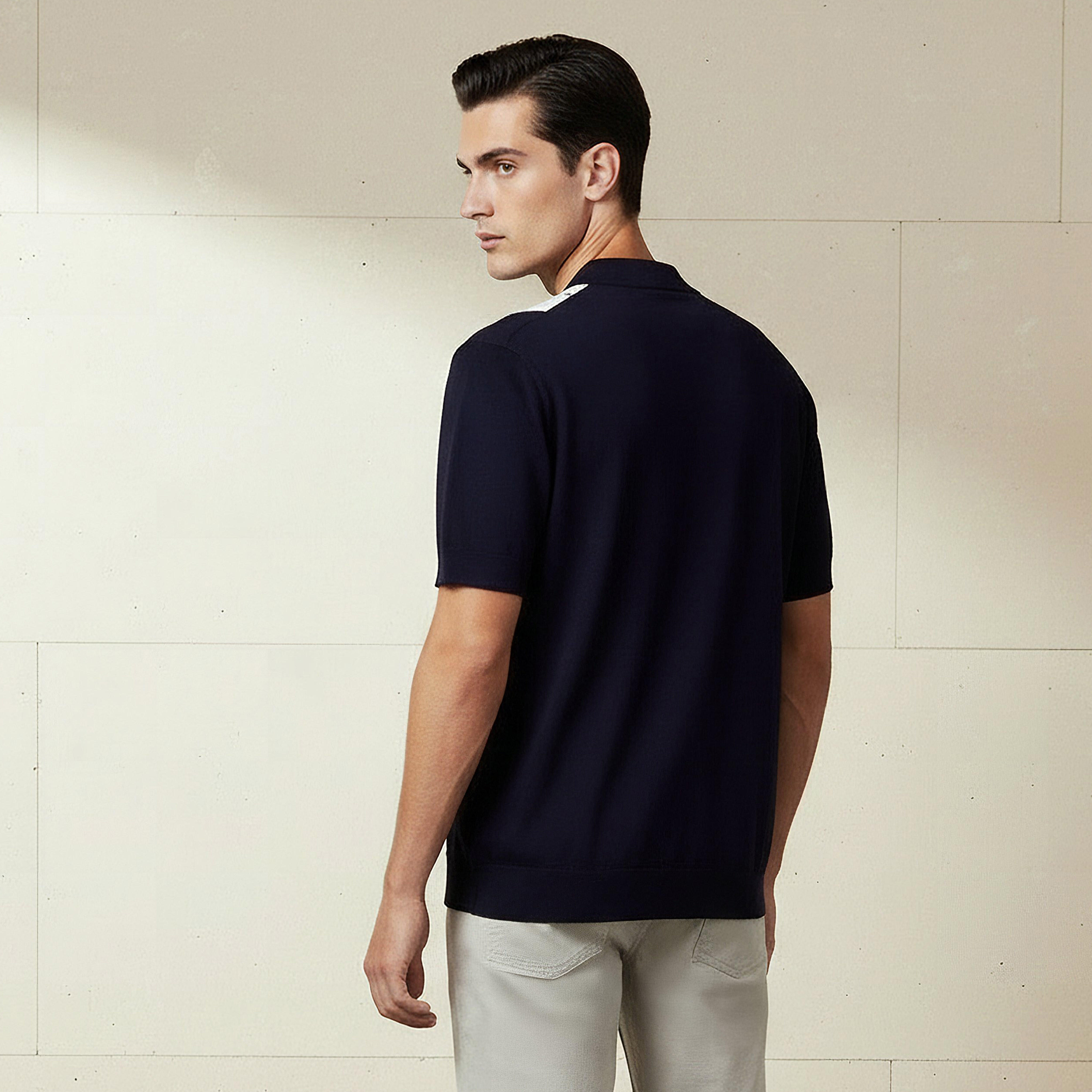 Men Short Sleeves Striped Polo T-shirt-men-clothing-tshirtsandpolos-polos-image-3