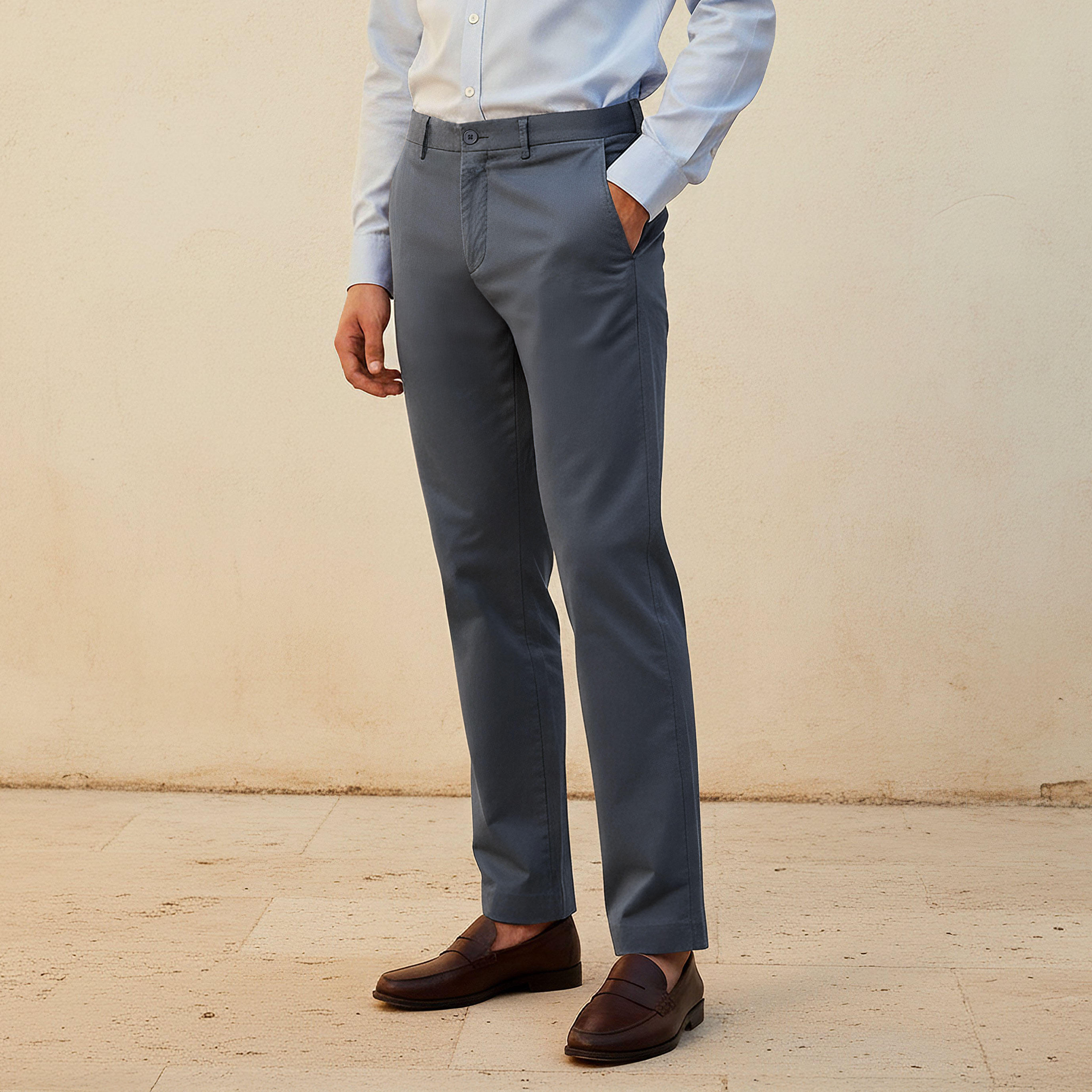 Regular Fit Flexi Waist Drill Formal Trousers-PROMO_SP_SA_2FOR149_110625-image-1