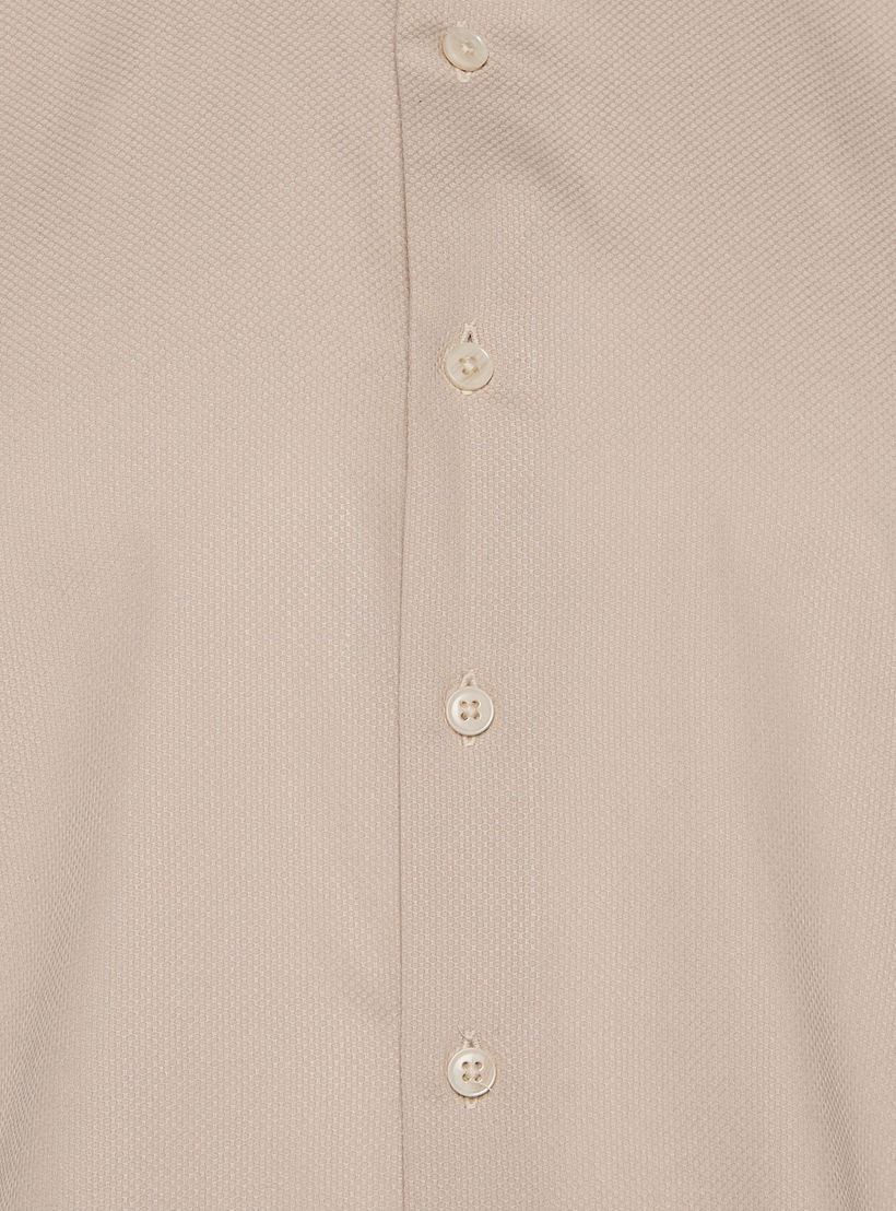 Men Regular Fit Collared Textured Long Sleeves Shirt-men-clothing-shirts-image-2