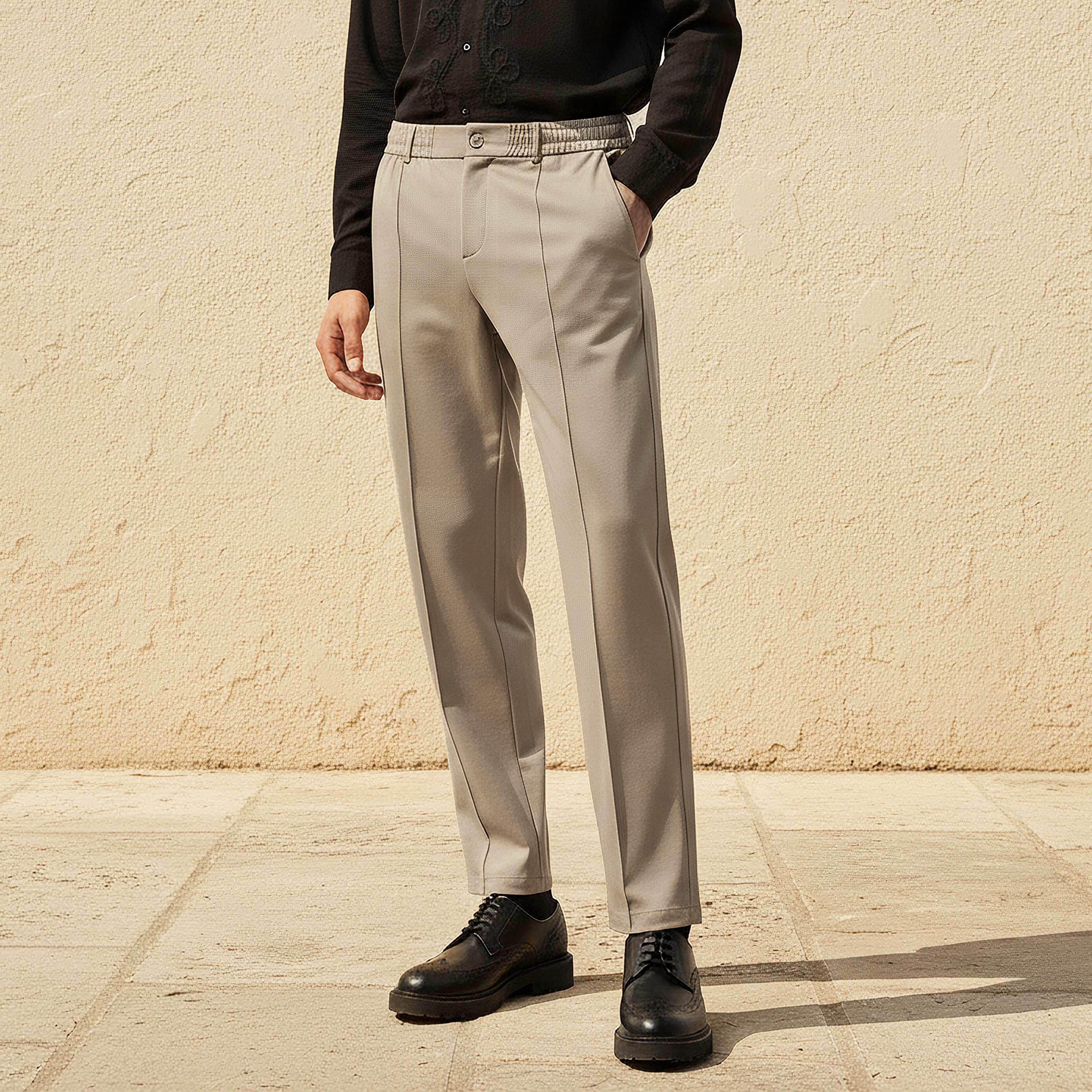 Iconic Men Relaxed Fit Formal Trousers-men-clothing-bottoms-trousersandchinos-trousers-image-1