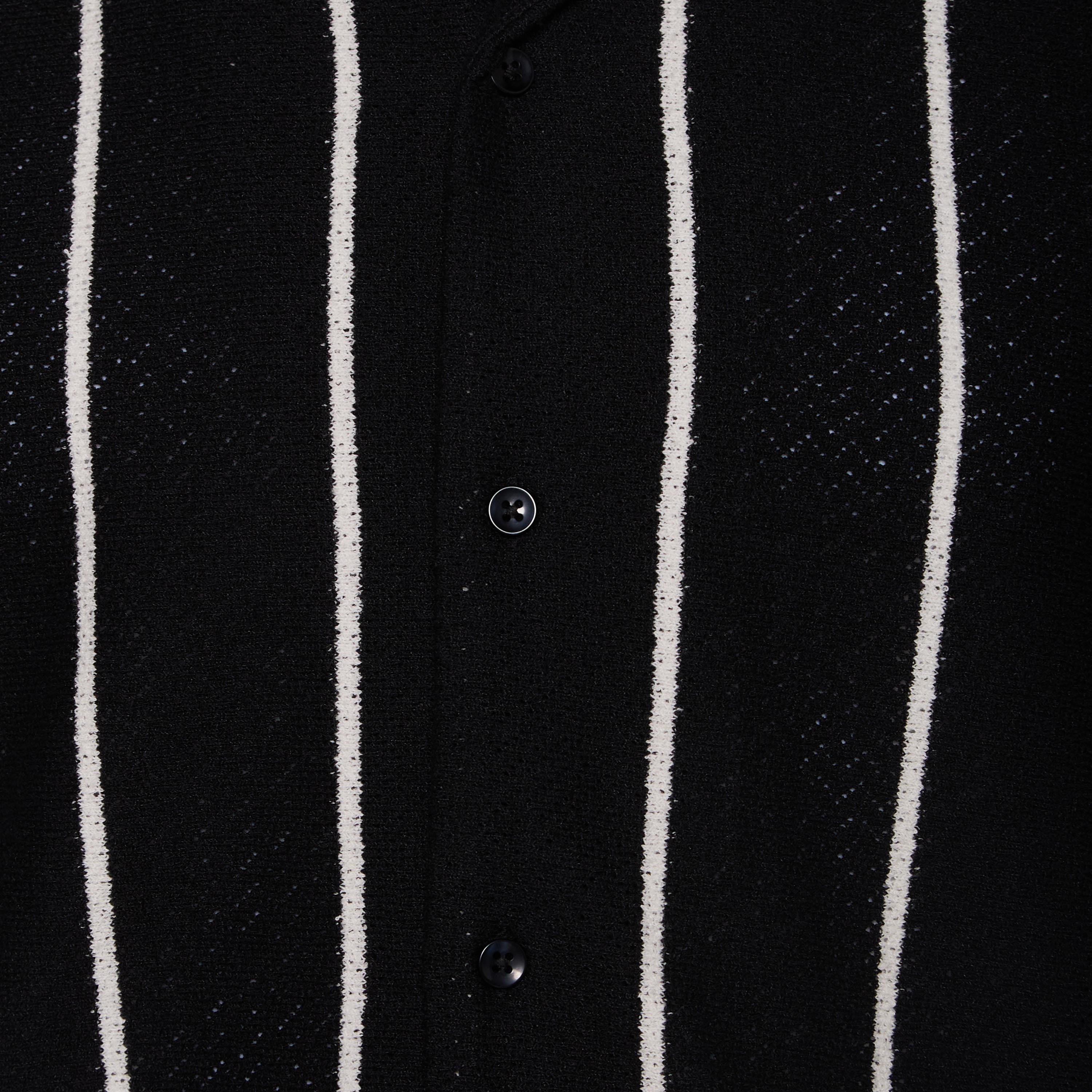 Men Regular Fit Camp Collar Striped Short Sleeve Shirt-men-clothing-shirts-image-2