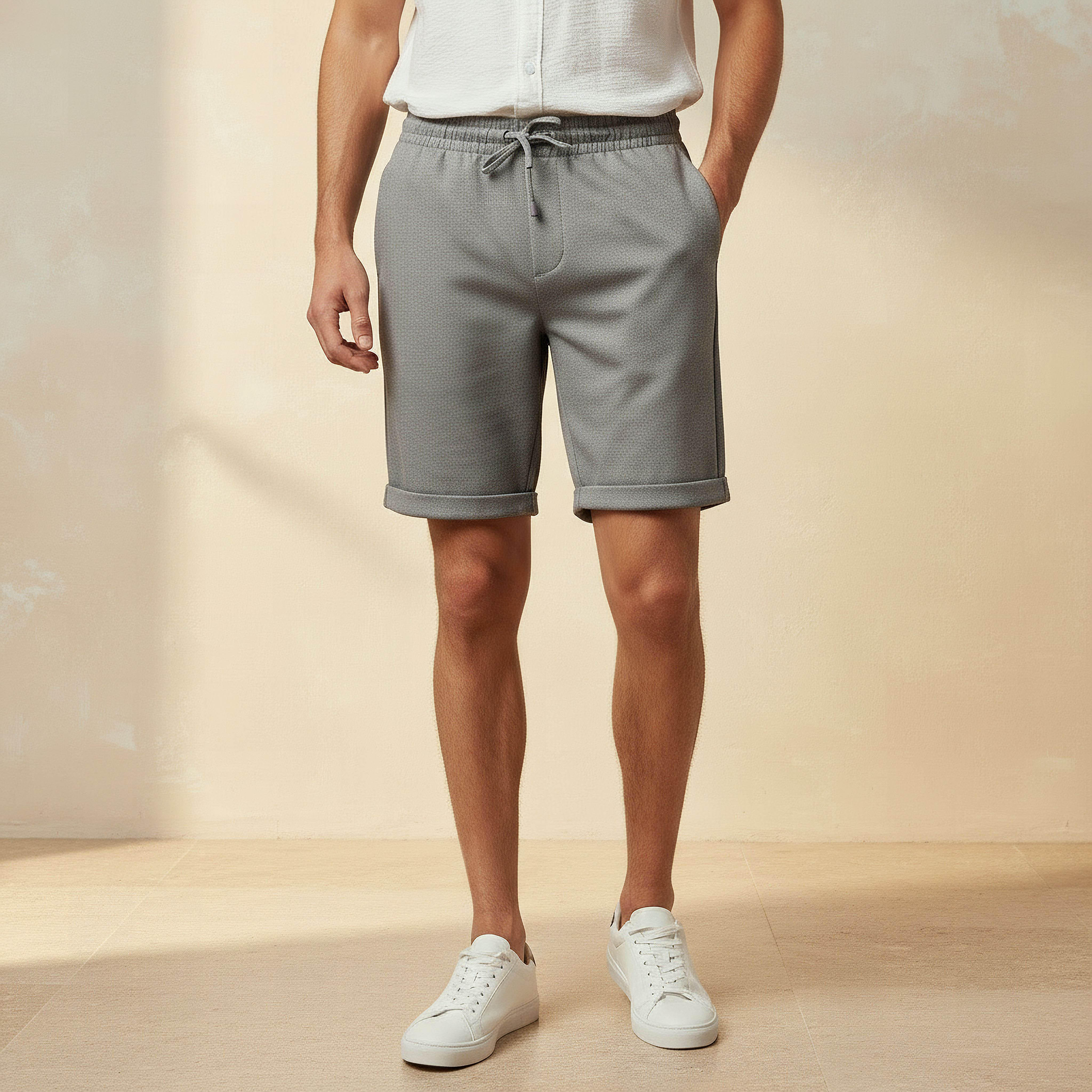 Men Regular Fit Shorts-men-clothing-bottoms-shorts-image-1