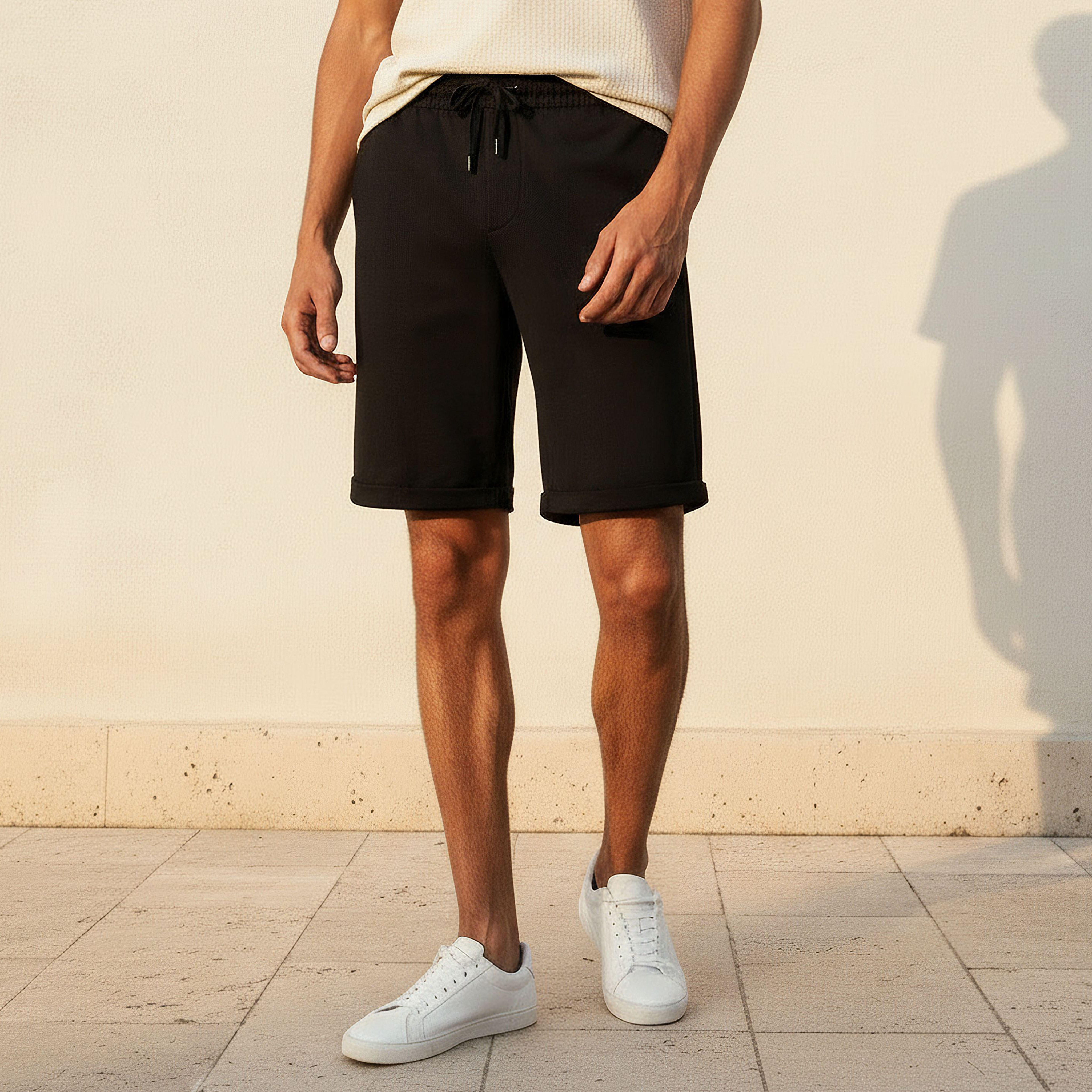 Men Regular Fit Shorts-men-clothing-bottoms-shorts-image-1