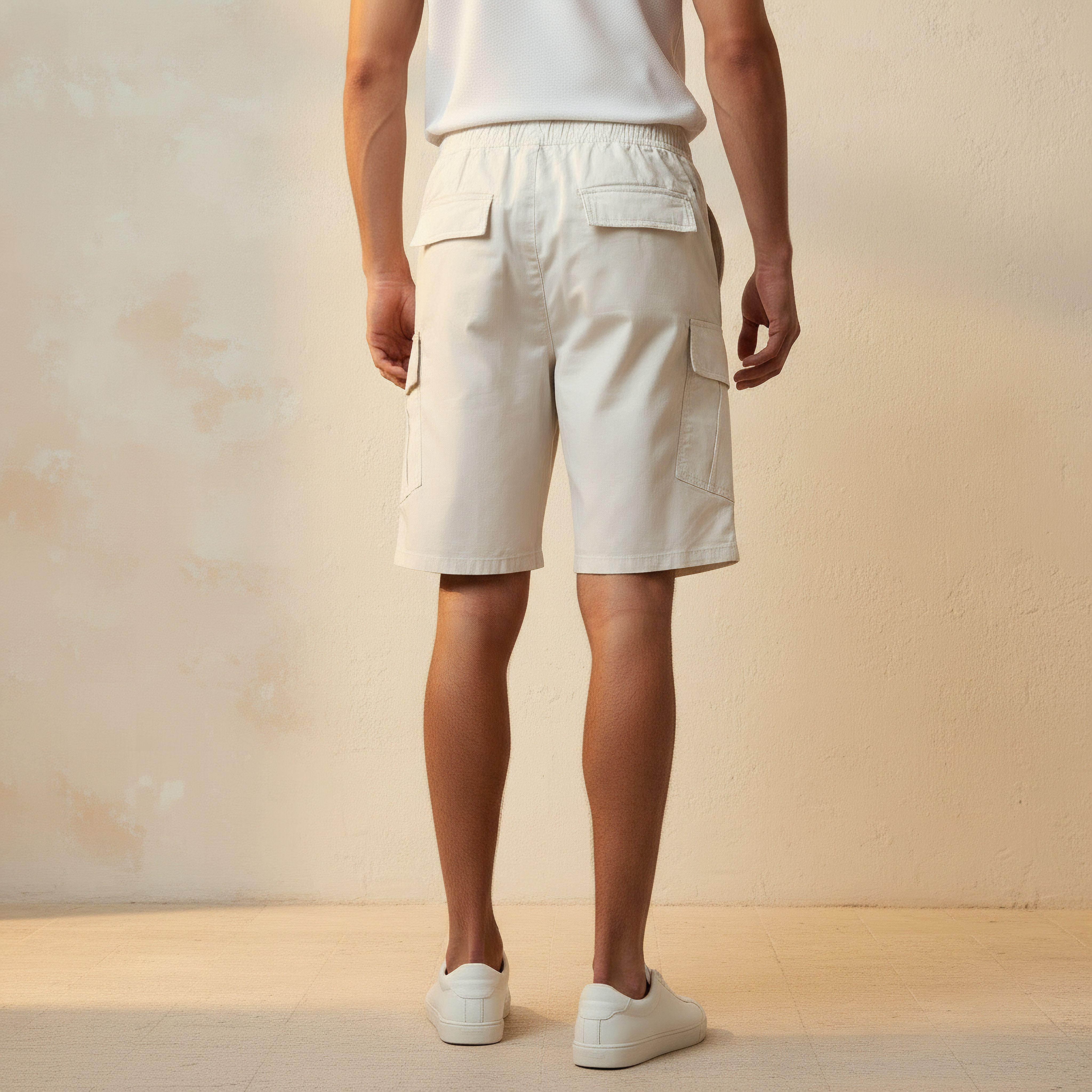 Men Regular Fit Cargo Shorts-men-clothing-bottoms-shorts-image-4