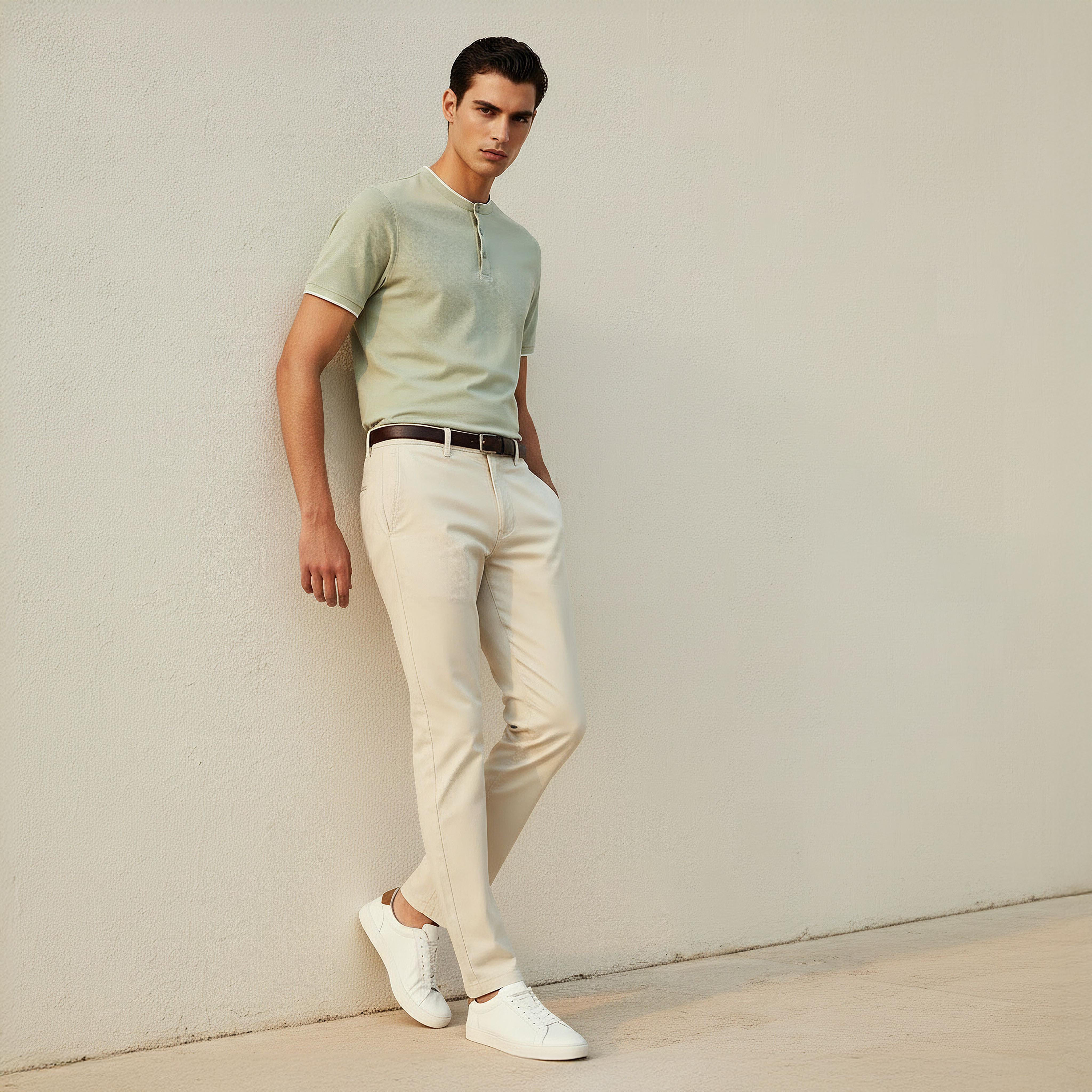 Men Slim Fit Belted Chinos-men-clothing-bottoms-trousersandchinos-chinos-image-2