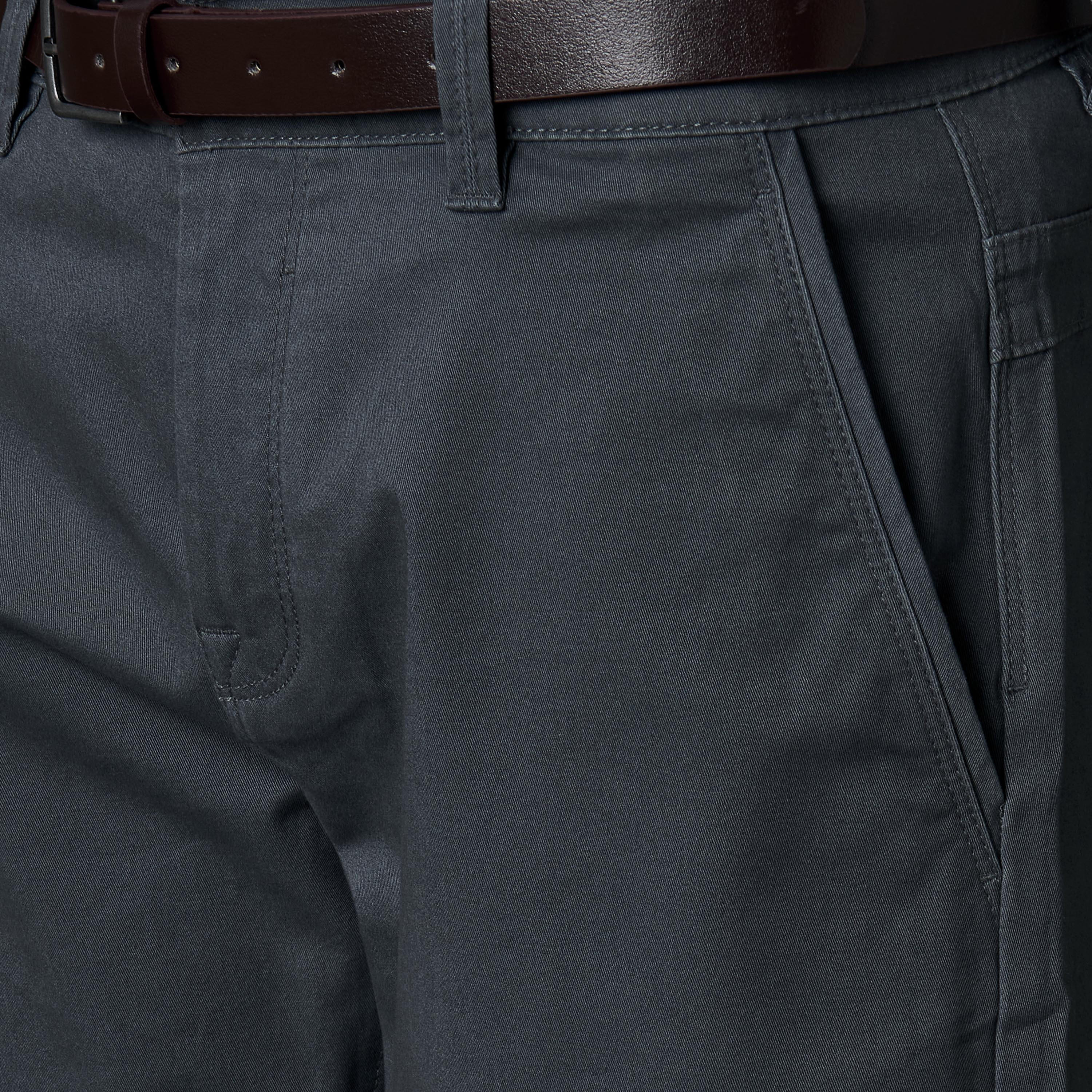 بنطلون تشينو بحزام وقصة سليم للرجال-men-clothing-bottoms-trousersandchinos-chinos-image-4