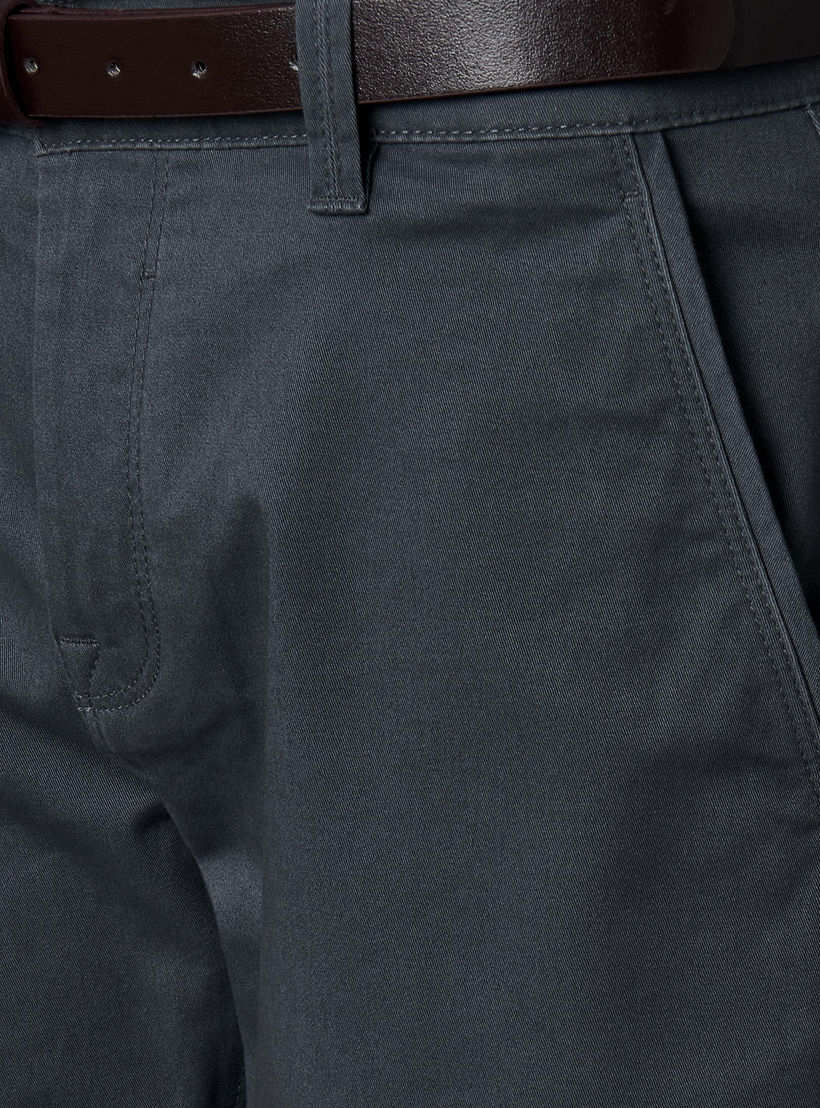بنطلون تشينو بحزام وقصة سليم للرجال-men-clothing-bottoms-trousersandchinos-chinos-image-4