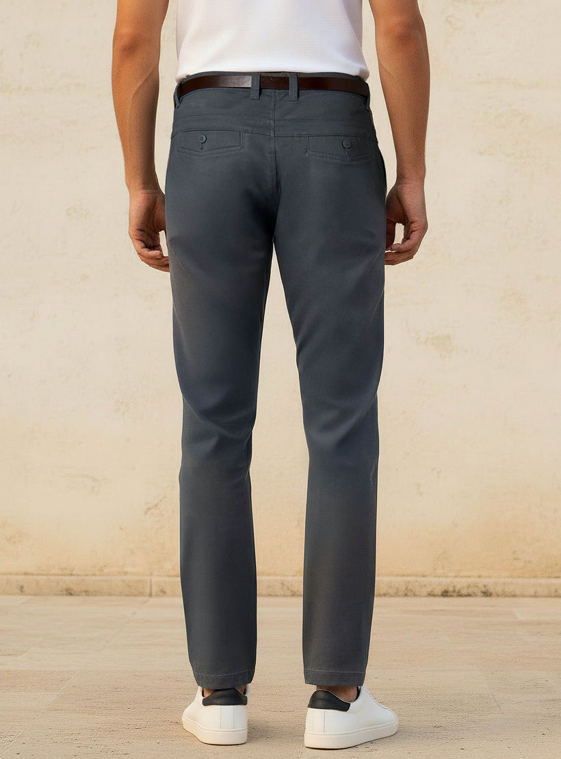 بنطلون تشينو بحزام وقصة سليم للرجال-men-clothing-bottoms-trousersandchinos-chinos-image-3