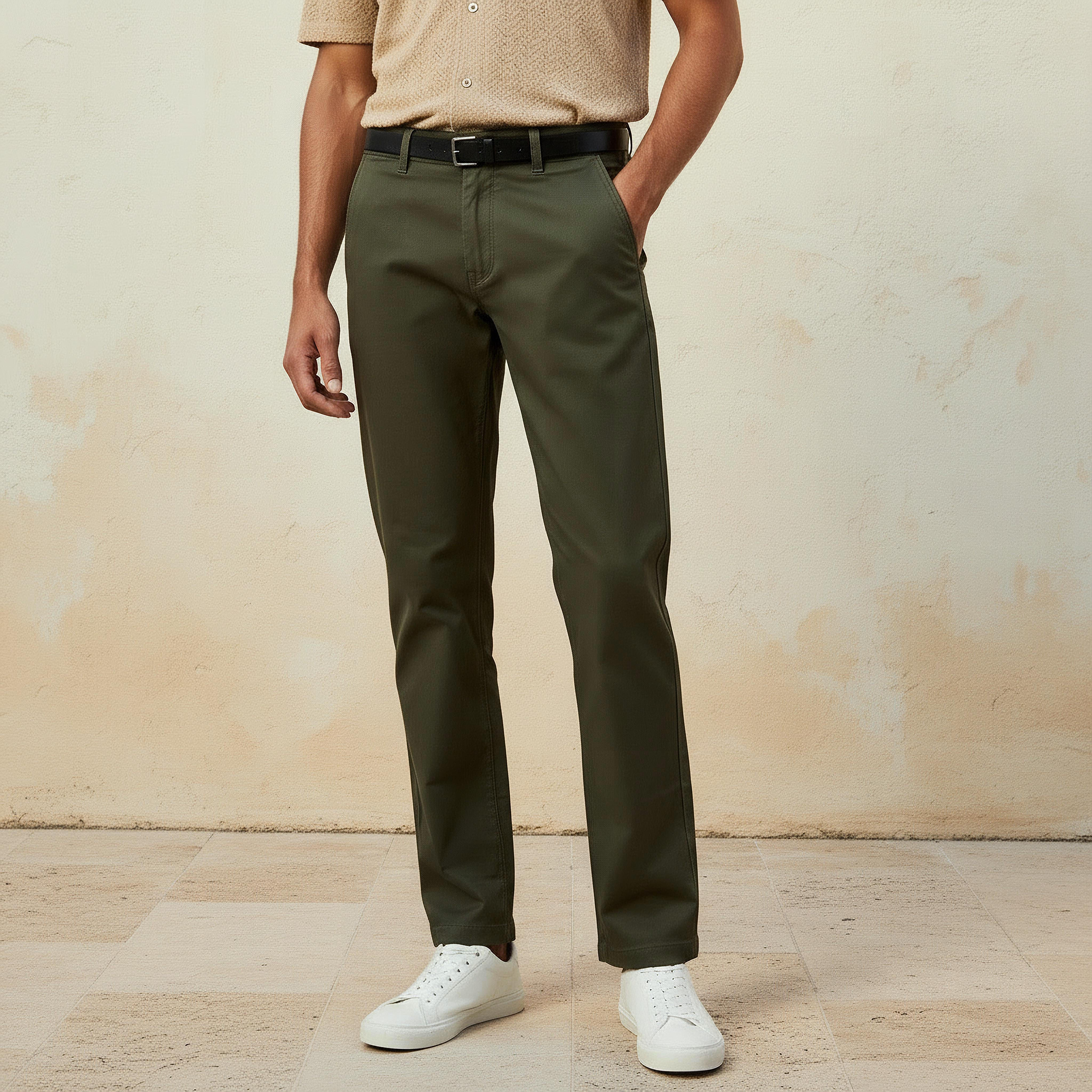 Men Slim Fit Belted Chinos-PROMO_SP_BH_2FOR17_110625-image-1