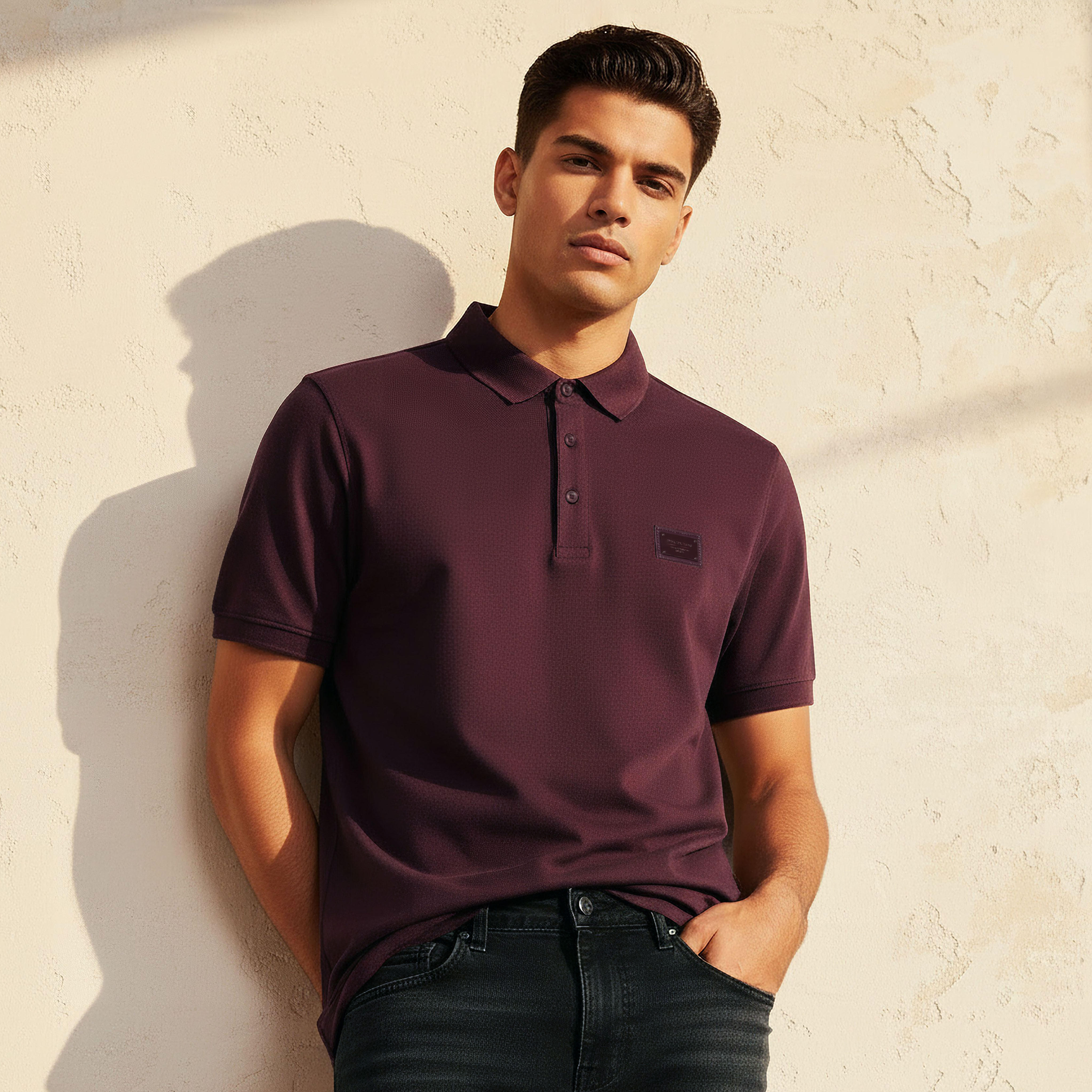 Emperor Men Short Sleeve Polo T-shirt-men-clothing-tshirtsandpolos-polos-image-1