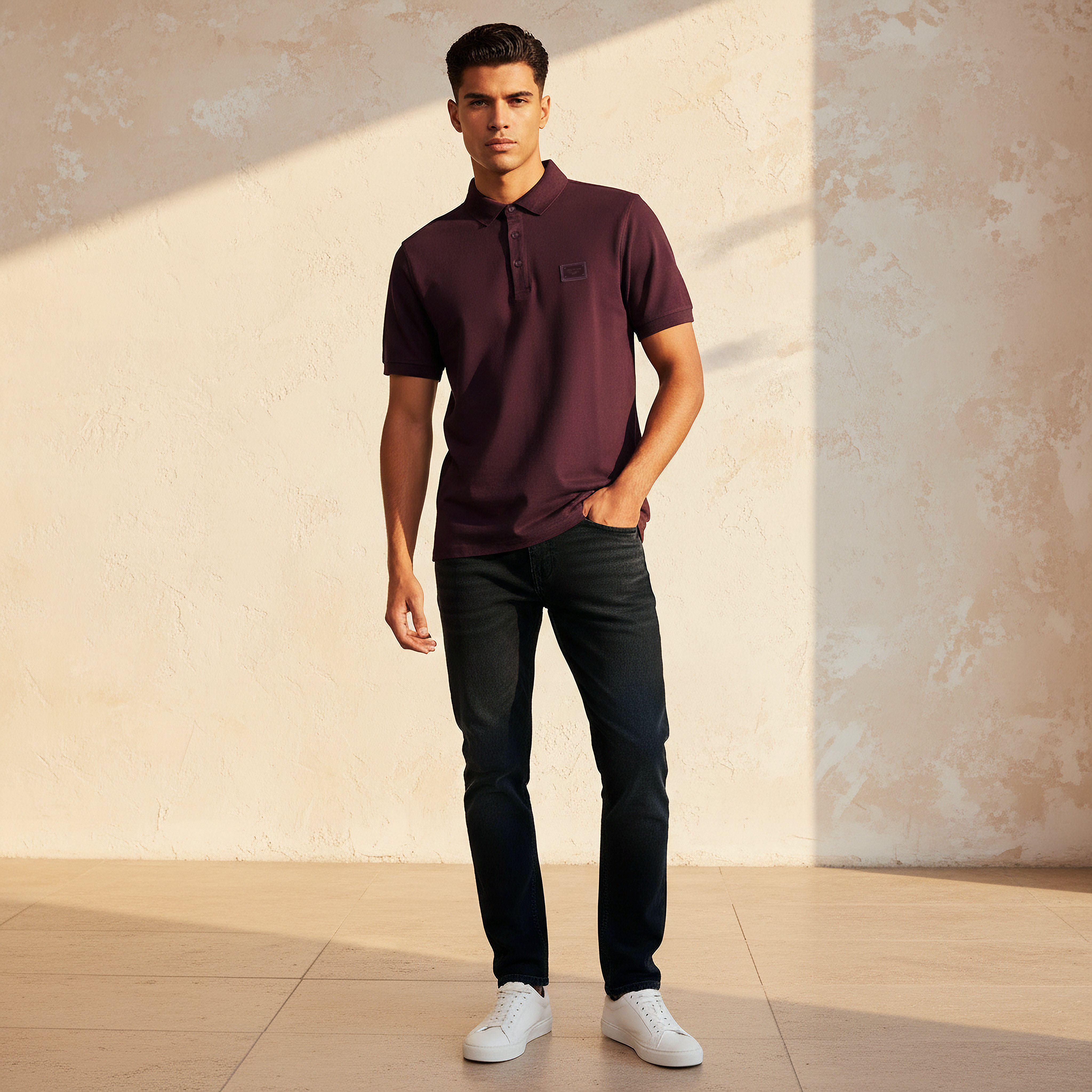 Emperor Men Short Sleeve Polo T-shirt-men-clothing-tshirtsandpolos-polos-image-3