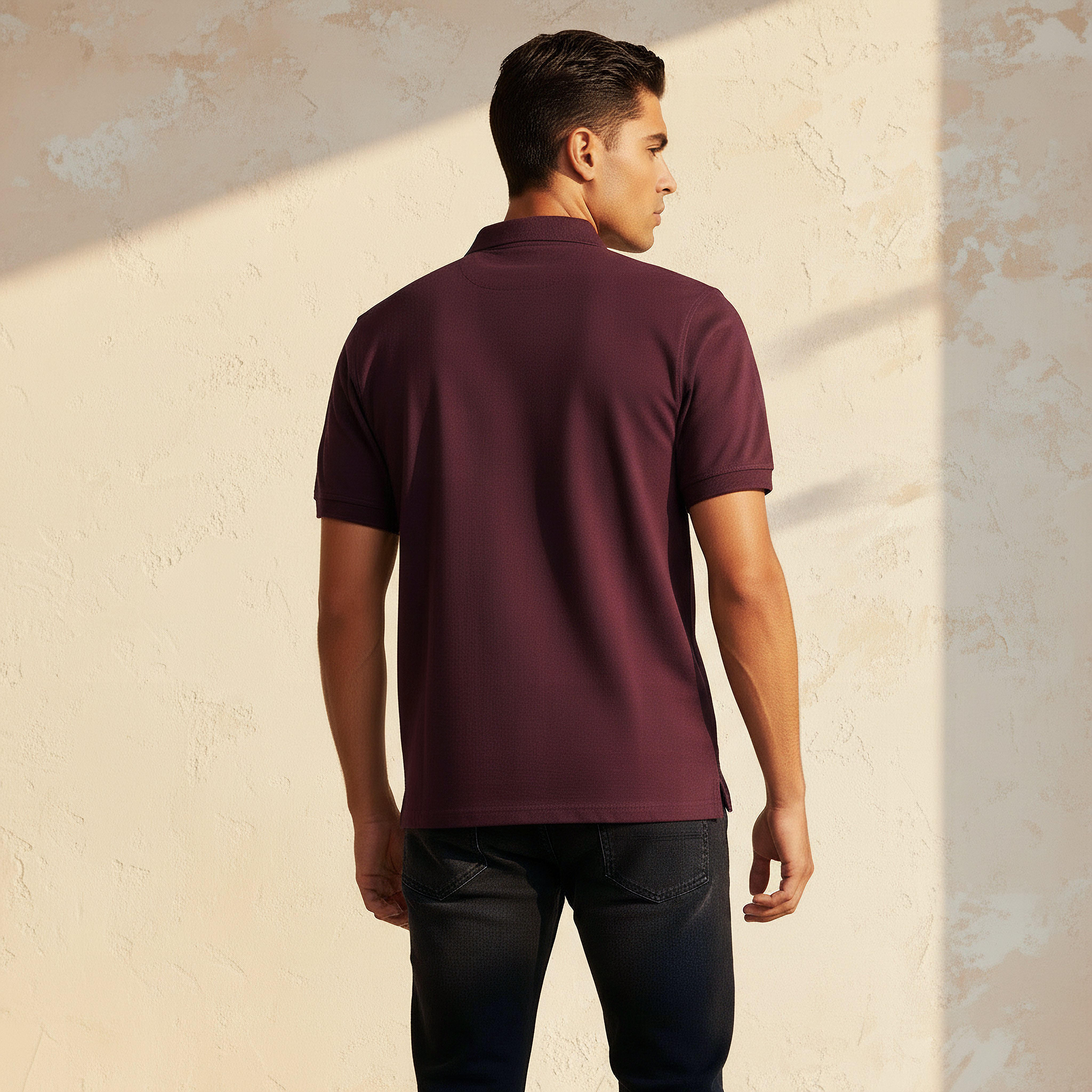 Emperor Men Short Sleeve Polo T-shirt-men-clothing-tshirtsandpolos-polos-image-4