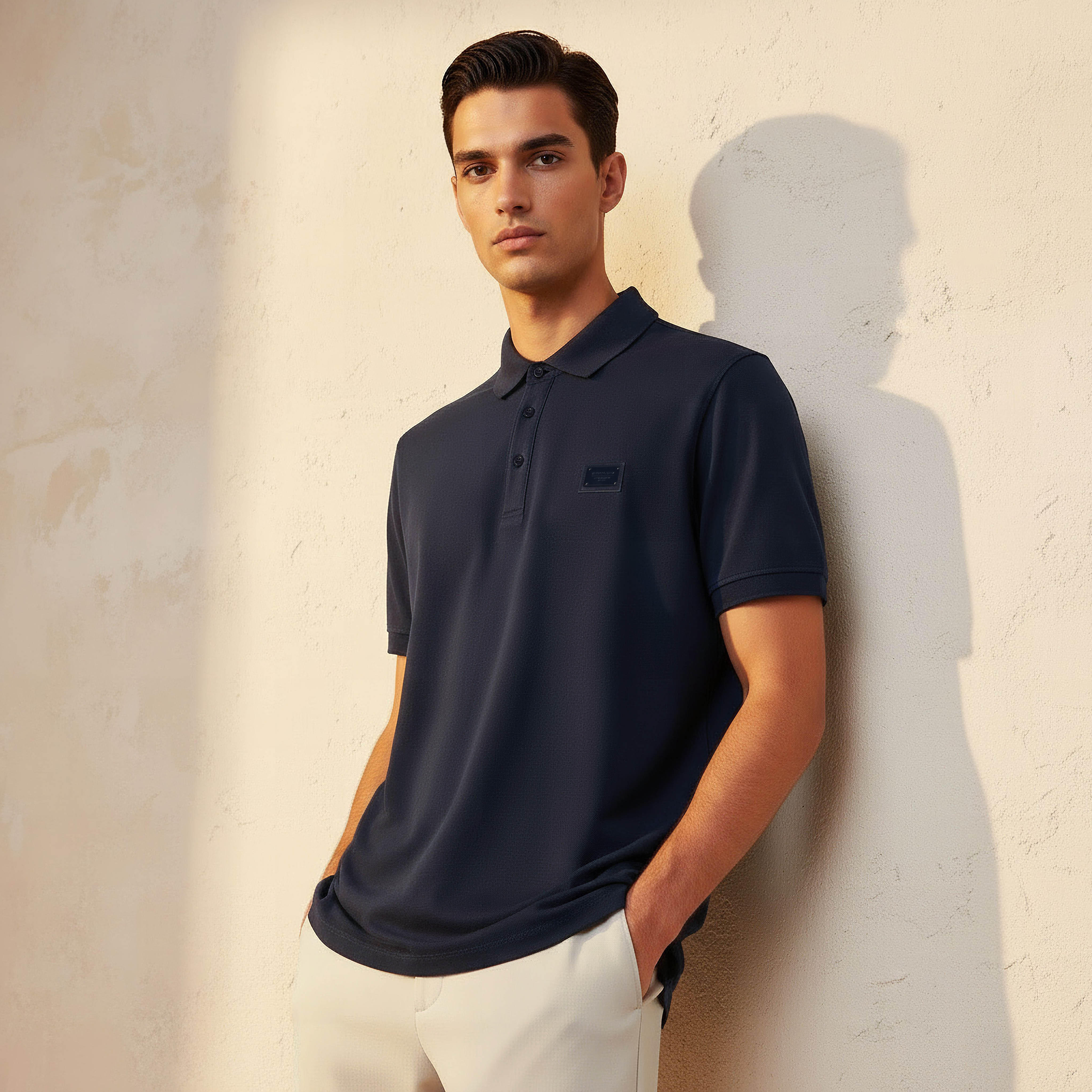 Emperor Men Short Sleeve Polo T-shirt-men-clothing-tshirtsandpolos-polos-image-1