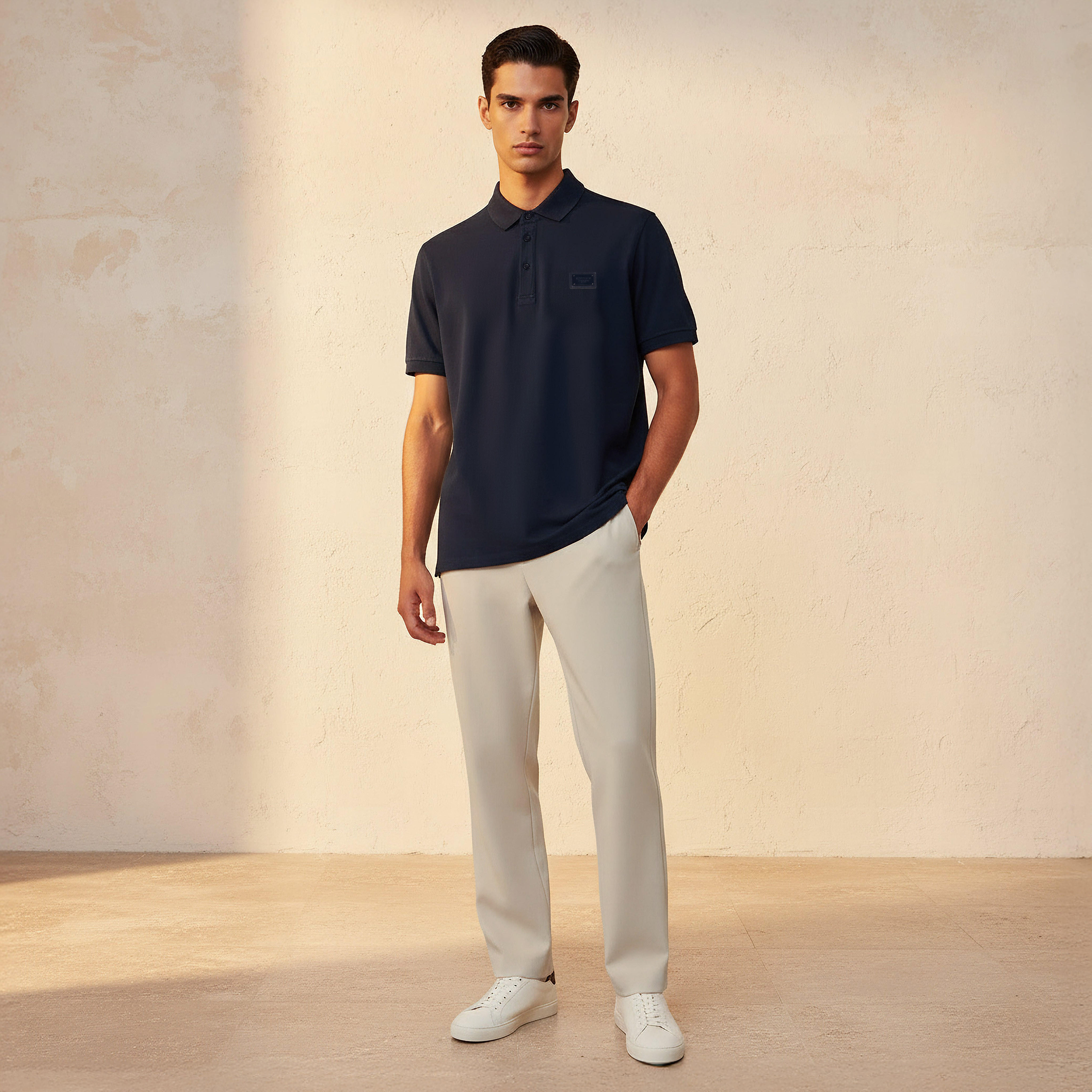 Emperor Men Short Sleeve Polo T-shirt-men-clothing-tshirtsandpolos-polos-image-3