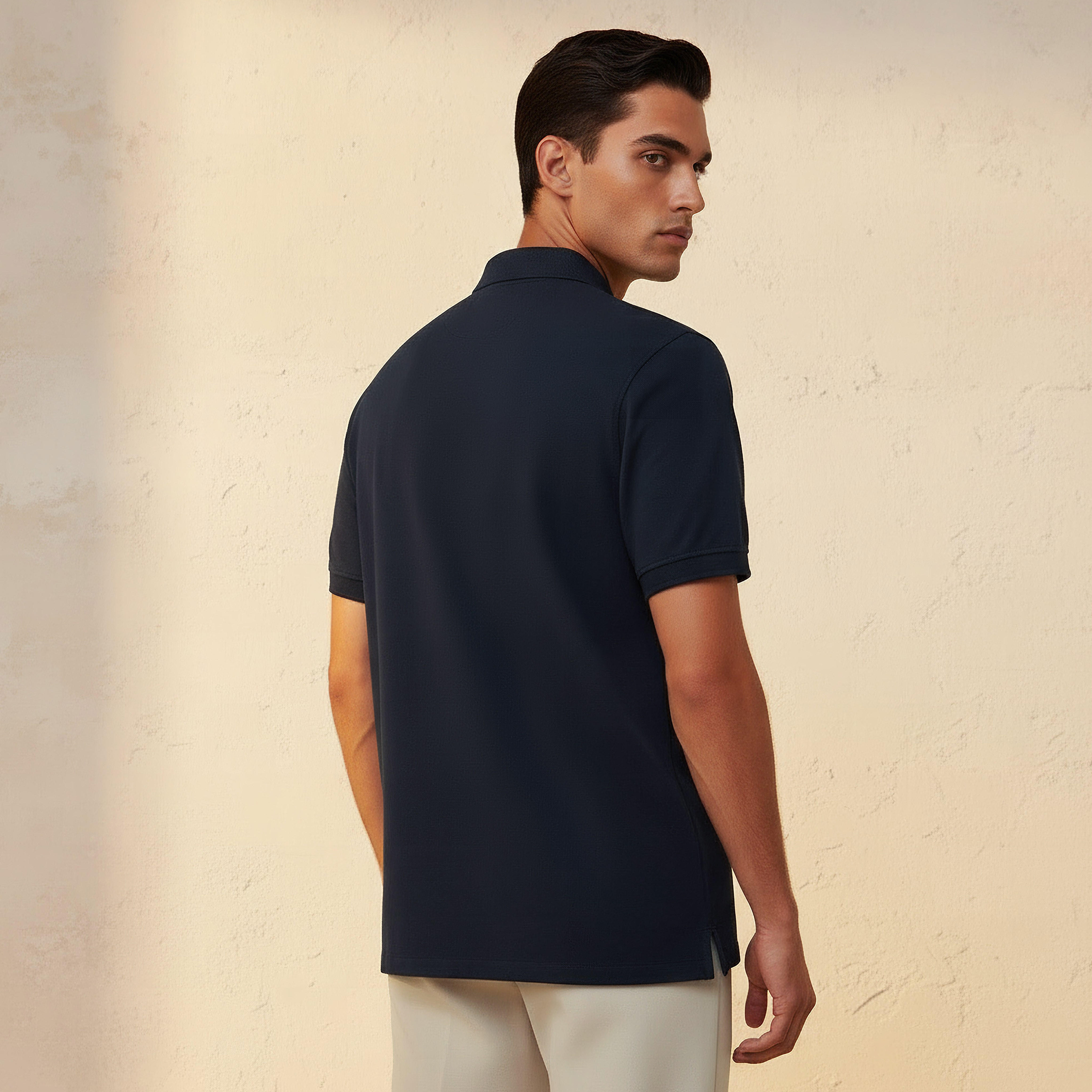 Emperor Men Short Sleeve Polo T-shirt-men-clothing-tshirtsandpolos-polos-image-4